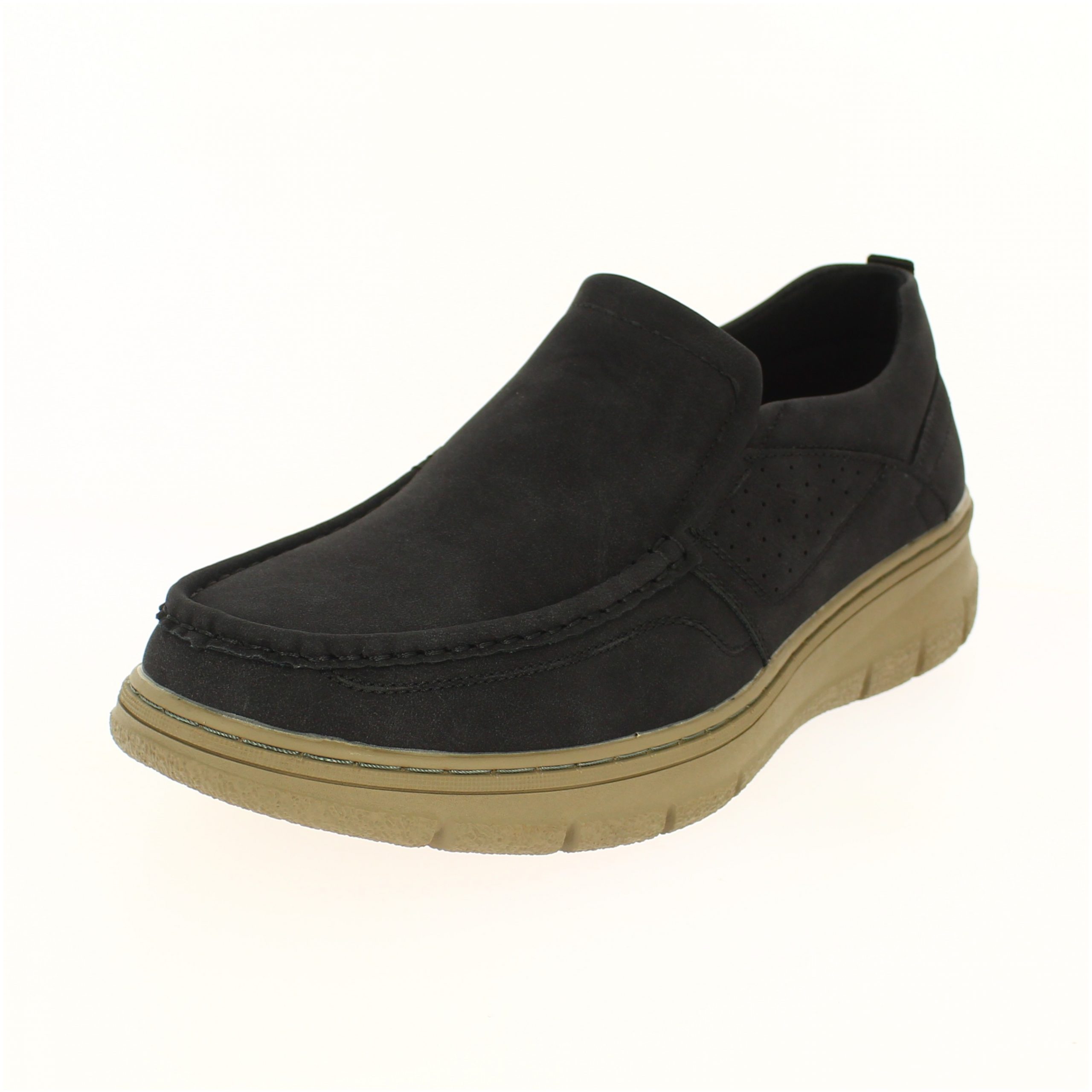 Valencia Men Casual Slip-On Shoes Black