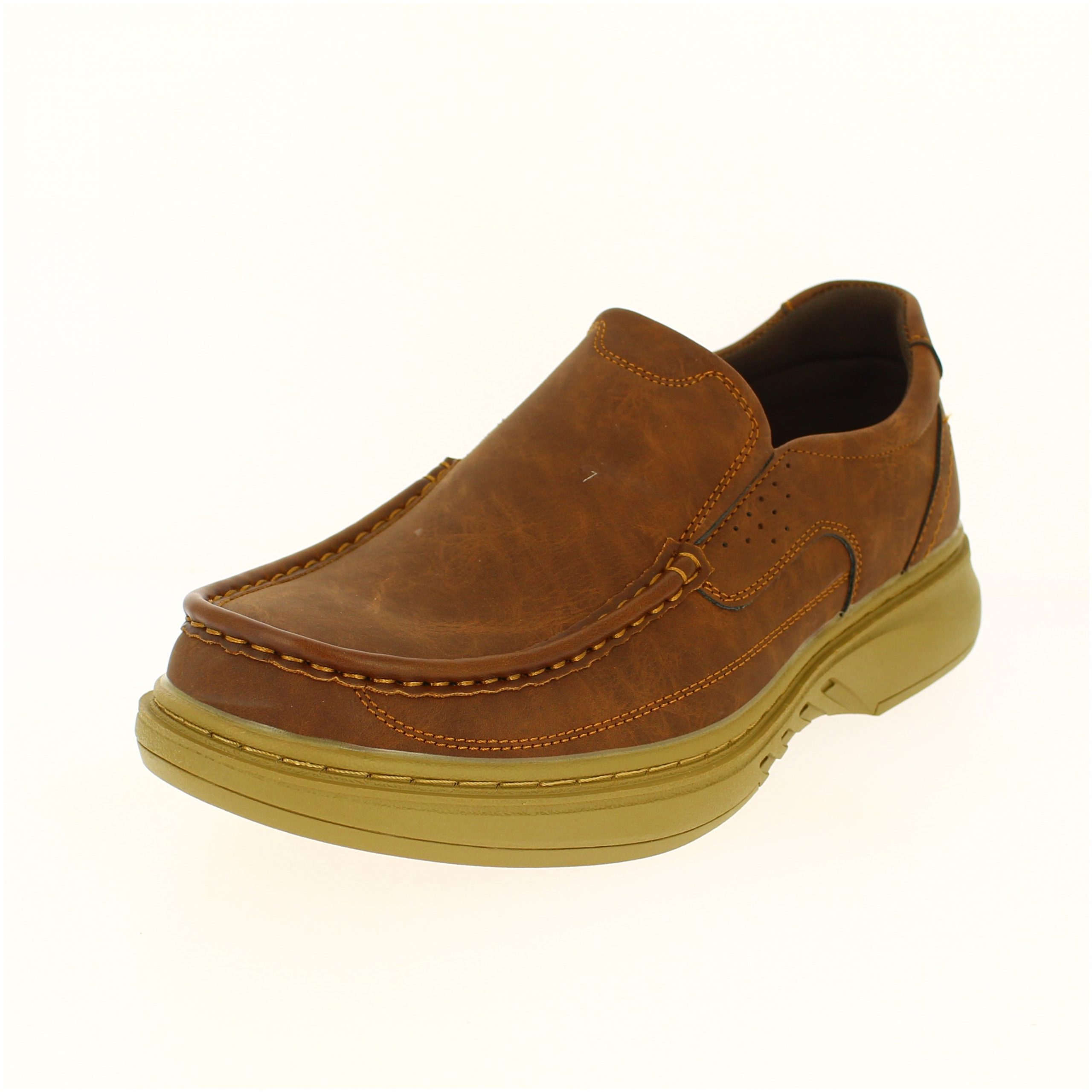 Valencia Men Casual Slip-On Shoes Brown