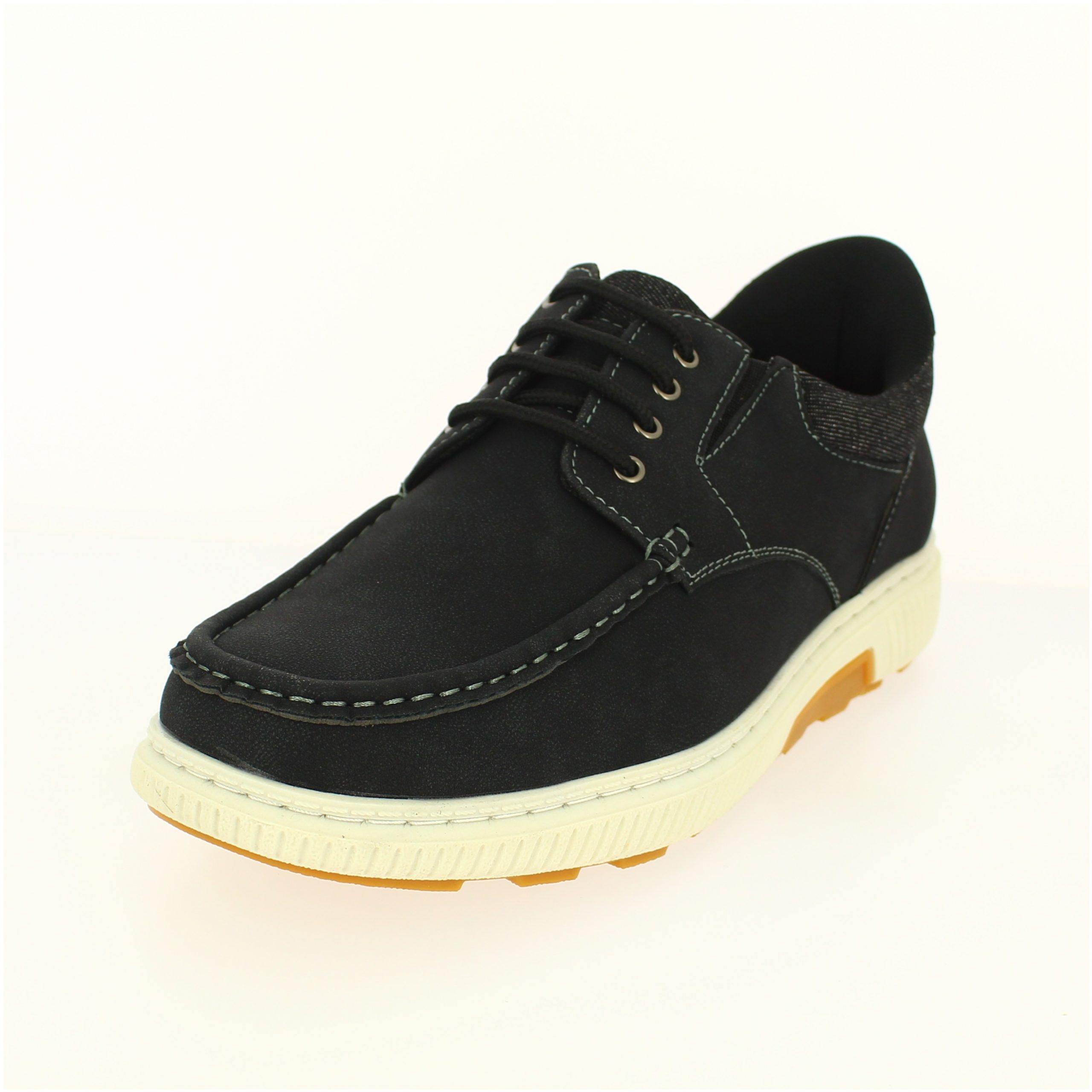 Valencia Men Casual Lacing Shoes Black