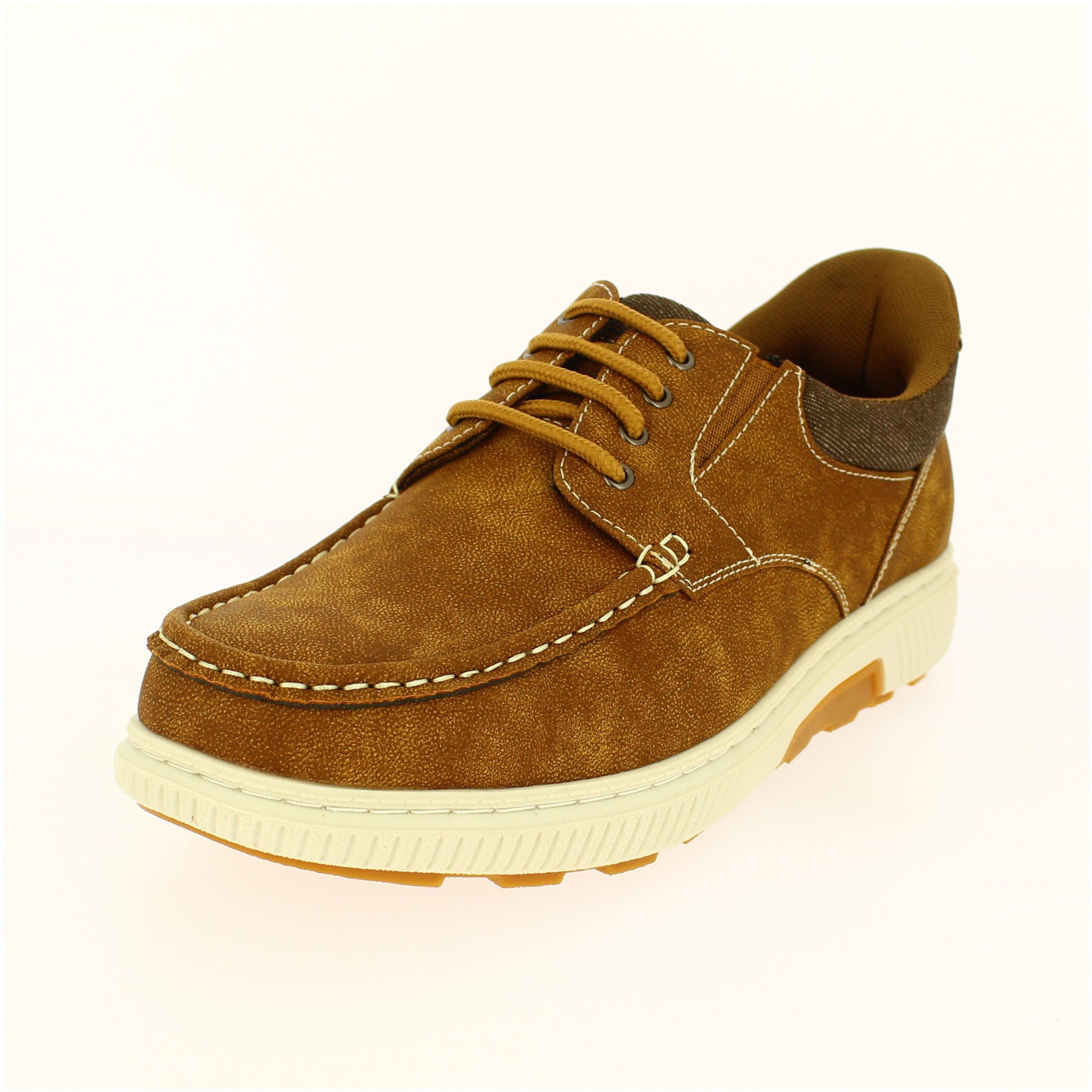 Valencia Men Casual Lacing Shoes Brown