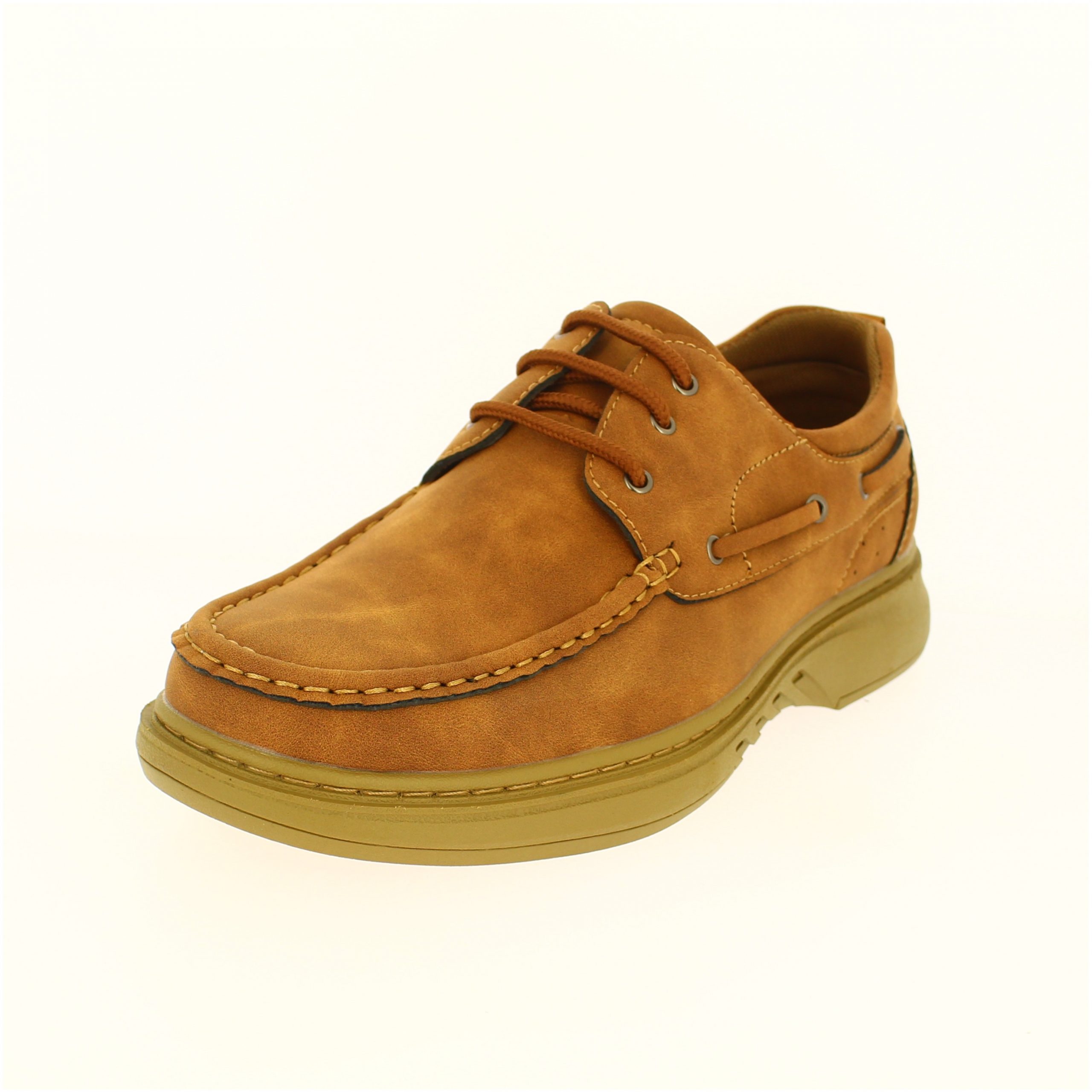 Valencia Men Casual Lacing Shoes Light Brown