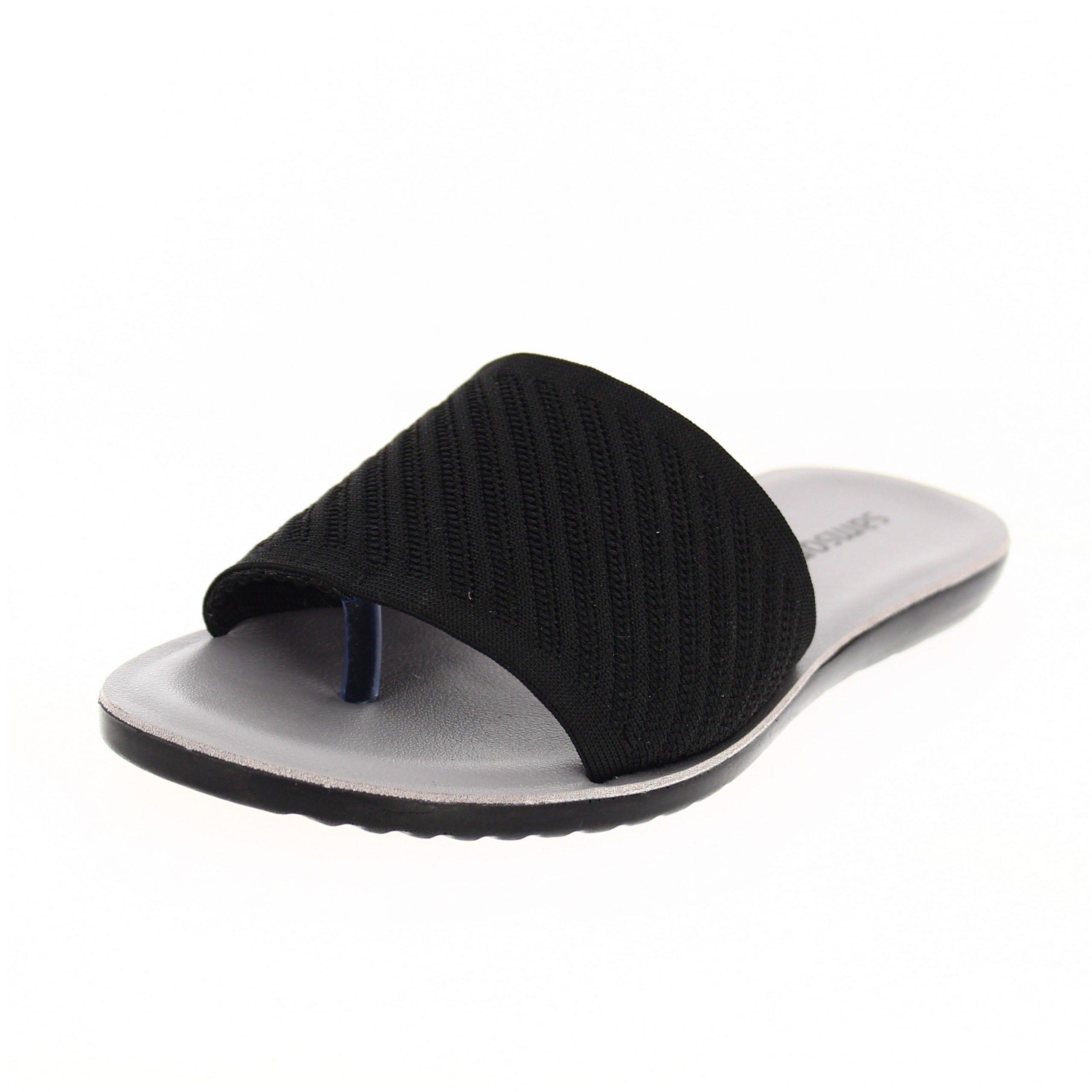 Samsons Women Casual Slip-on Slipper Black