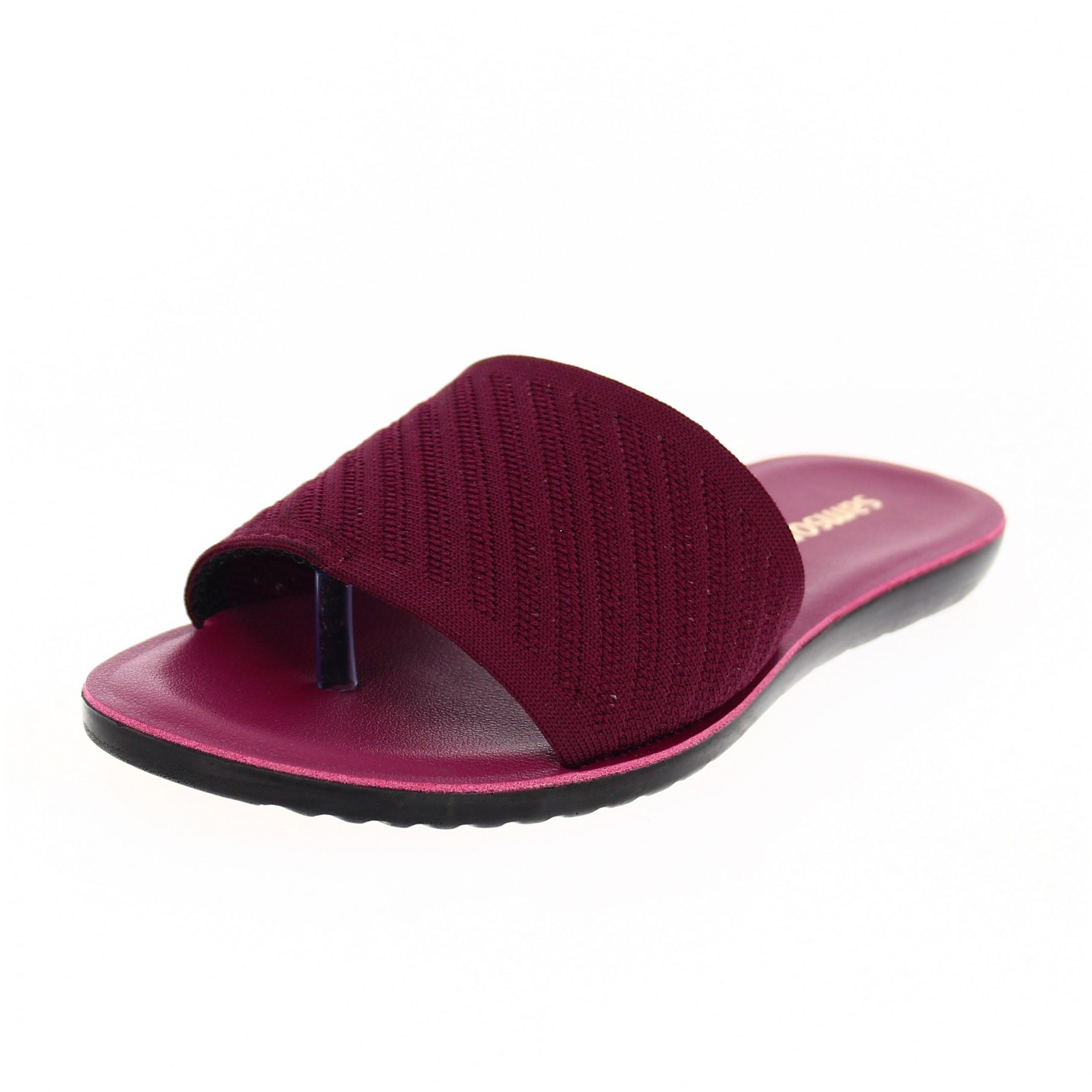 Samsons Women Casual Slip-on Slipper Maroon