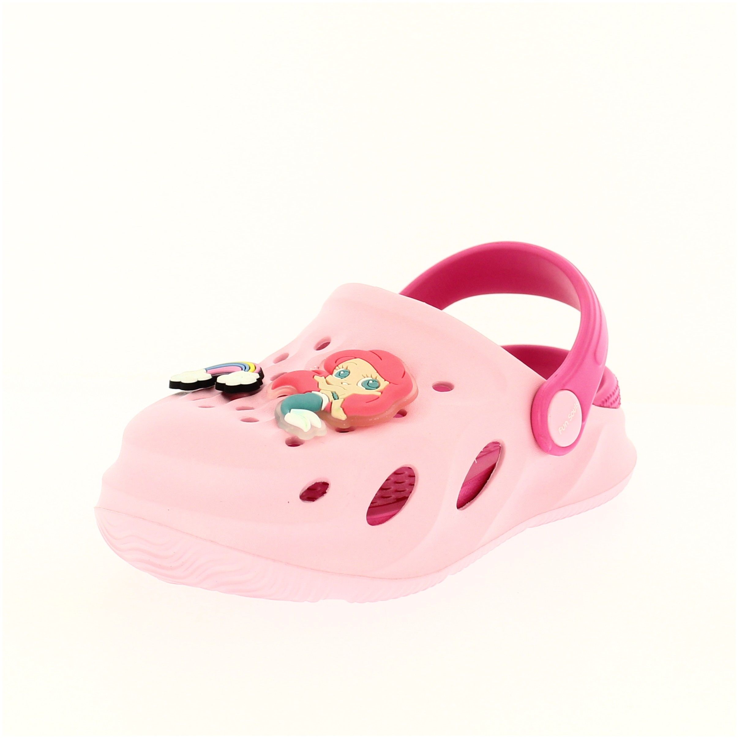 Fun Souls Girls Casual Slip-On Sandals - Pink