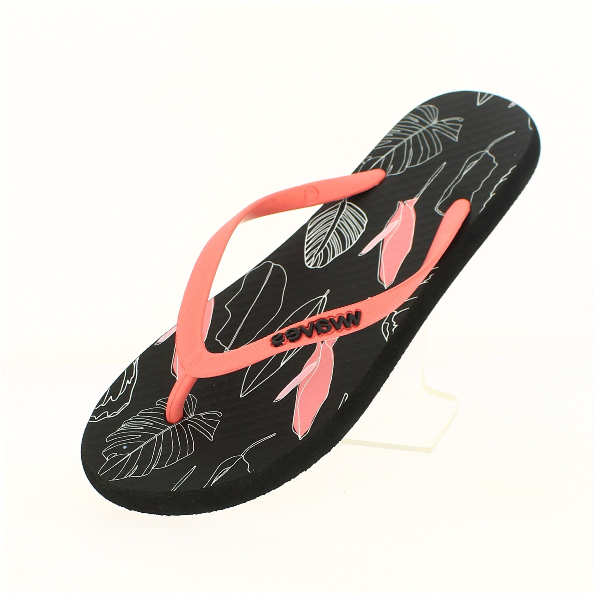 Waves Women Casual Flat Slippers Pink