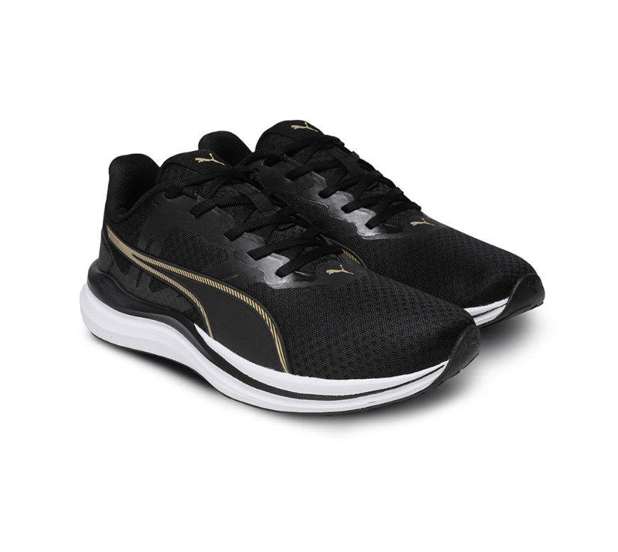 PUMA Unisex Casual Lacing Shoes Black