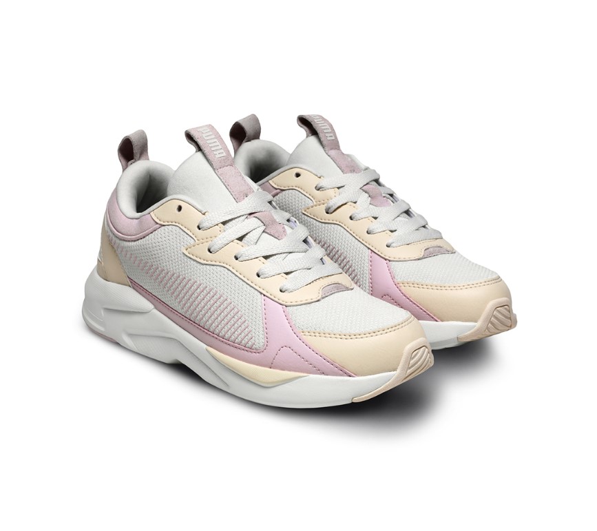 PUMA Women Casual Lacing Shoes Grey