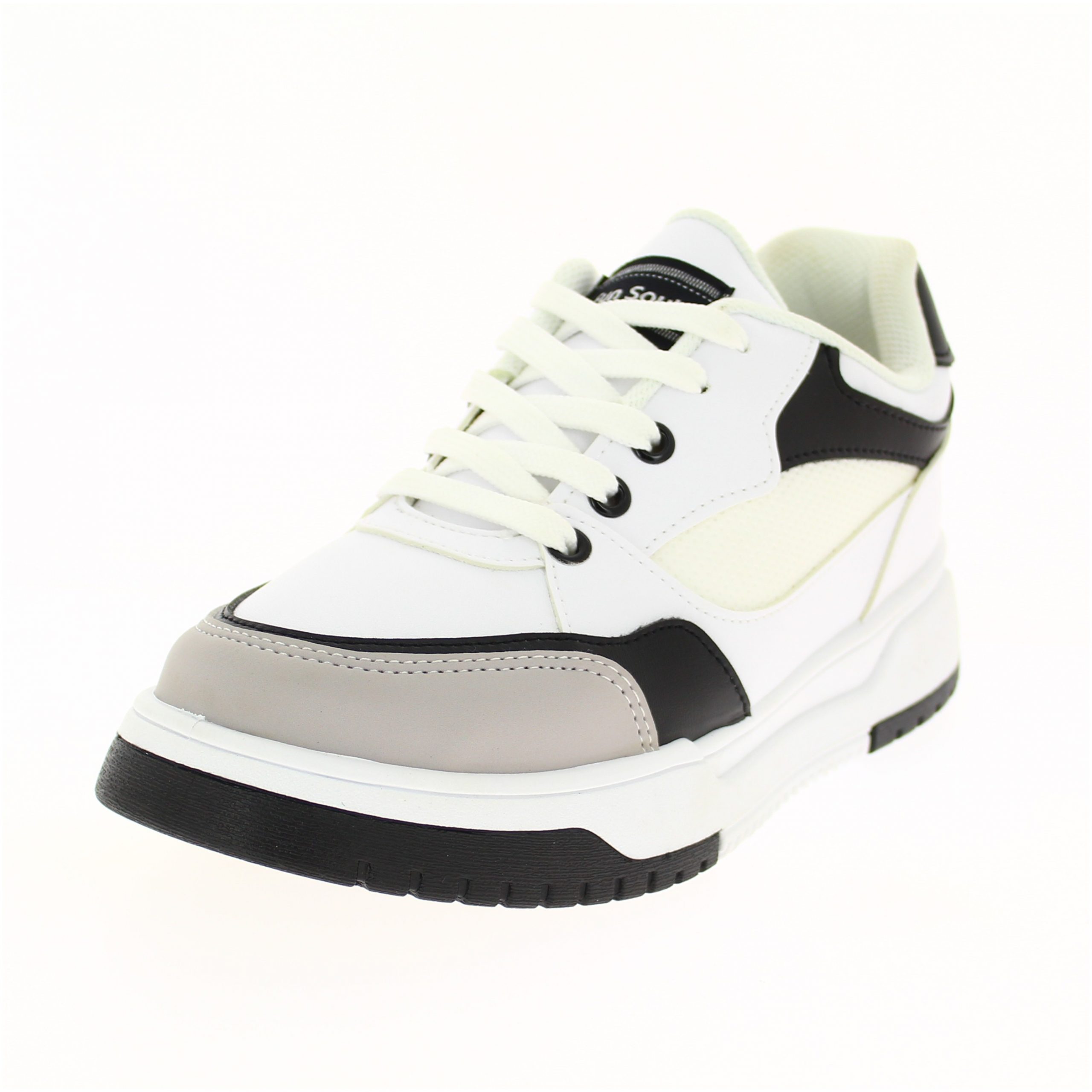 Fun Souls Boys Casual Lacing Shoe White