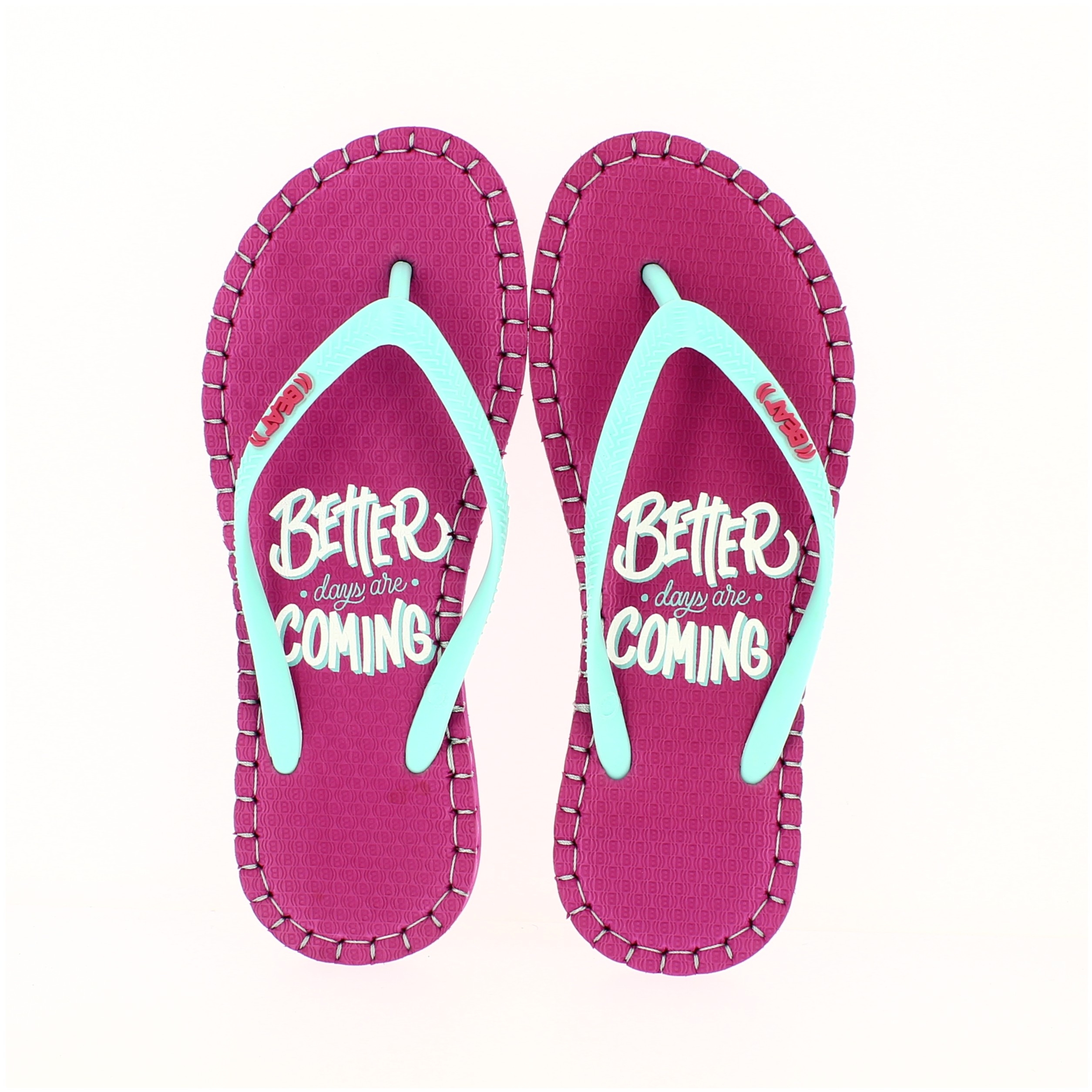 BEAT Women Casual Flip Flops Black , Grey , Orange , Pink