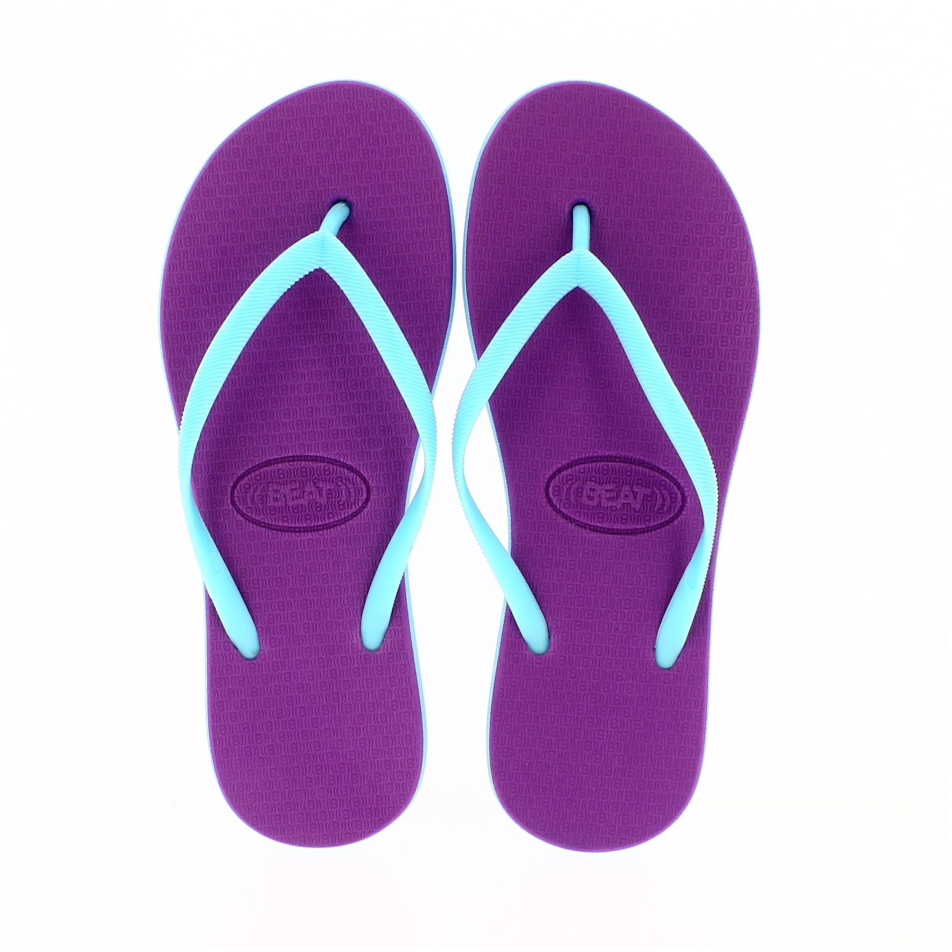 BEAT Women Casual Flip Flops Aqua , L Blue , Navy , Purpule , Black / Purpule