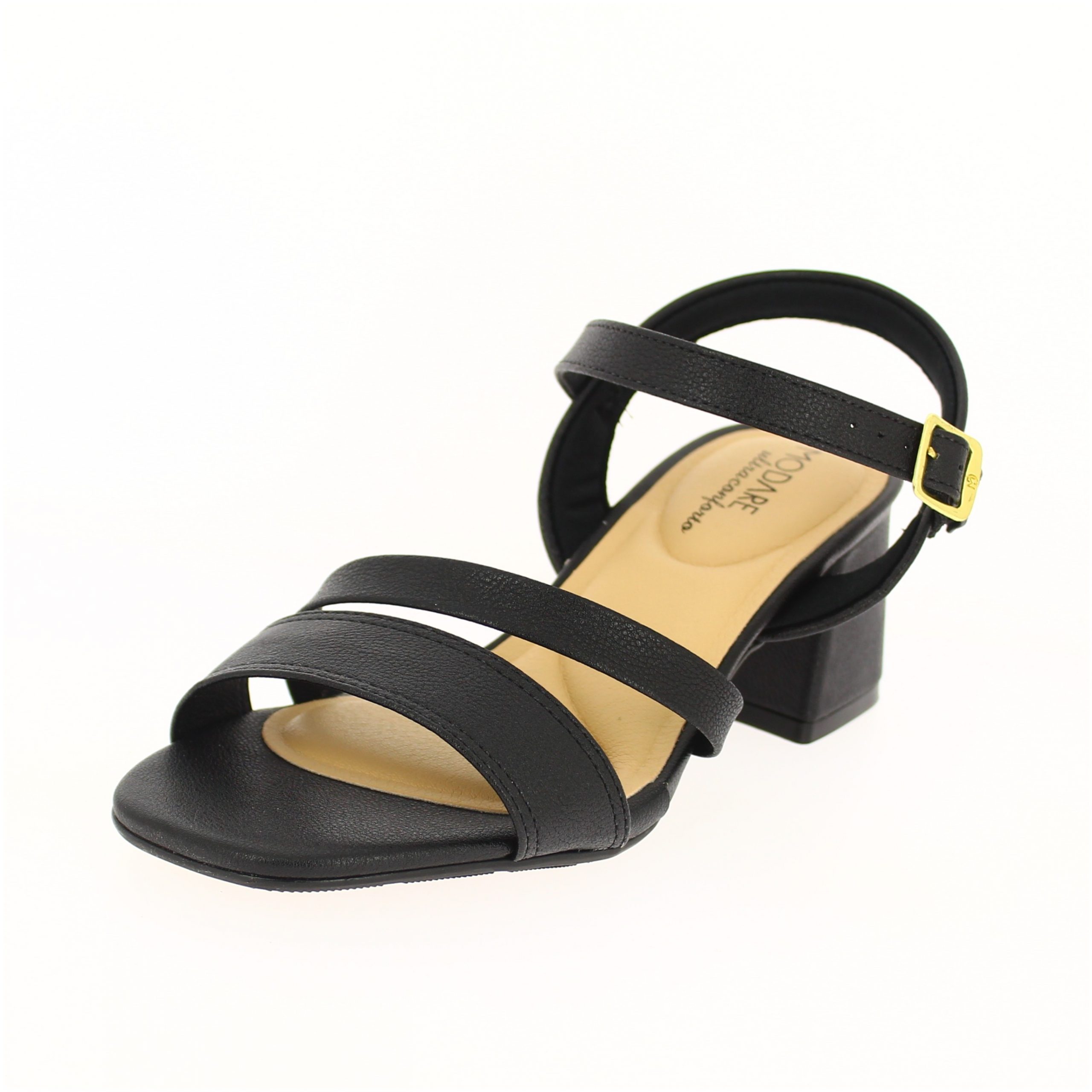 MODARE Women Casual Slip-on Heel Black