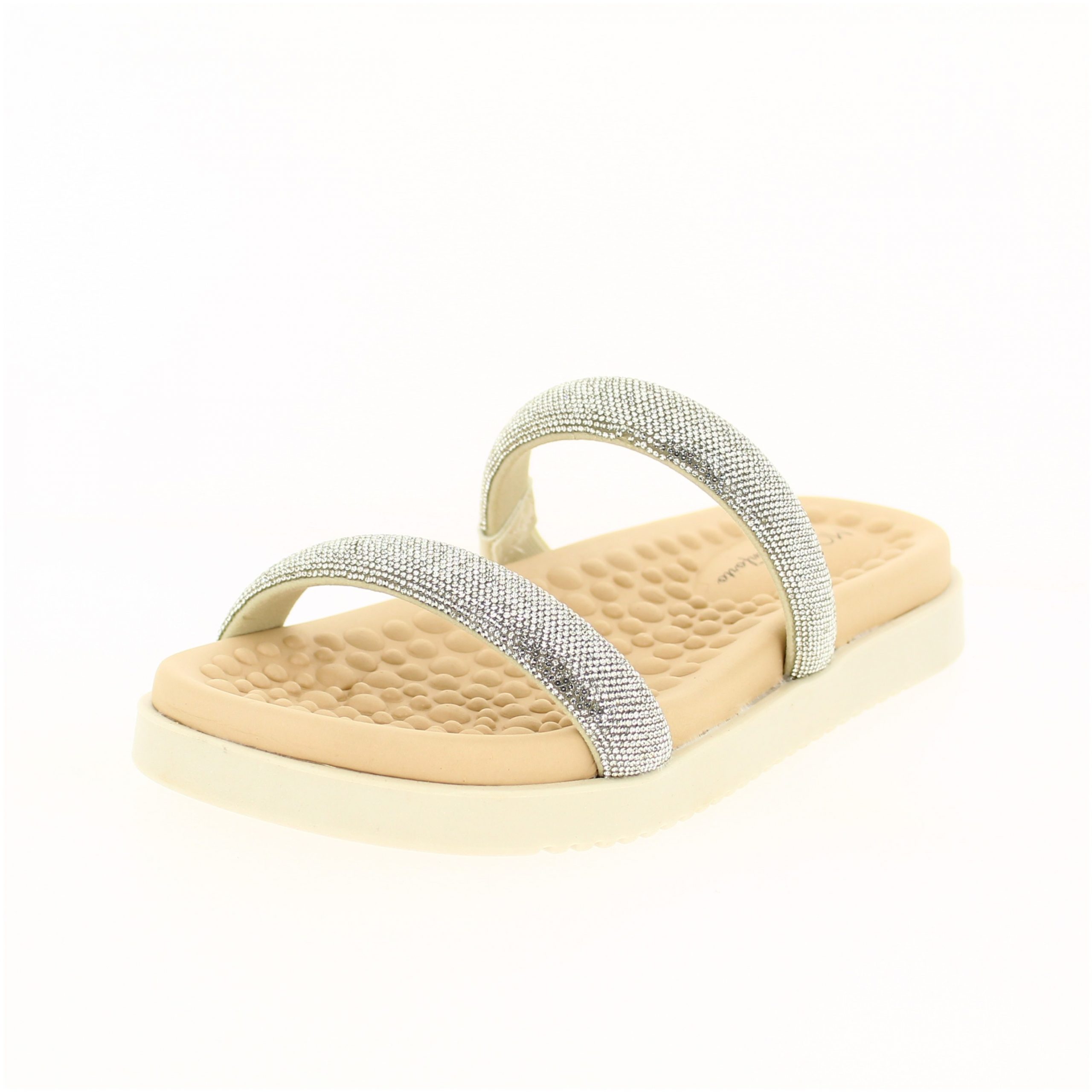 MODARE Women Casual Slip-on Slipper White