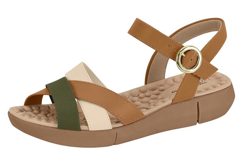MODARE Women Casual Slip-on Sandal Multi