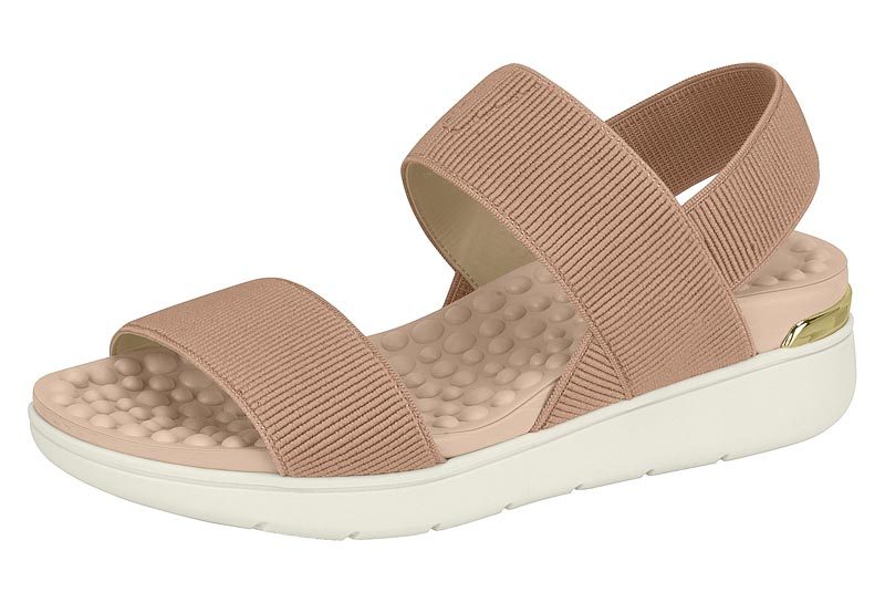 MODARE Women Casual Slip-on Sandal Nude