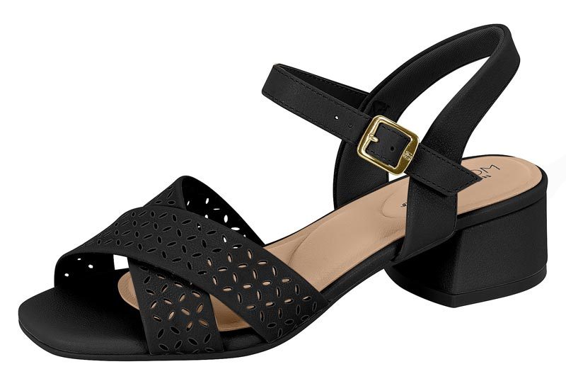 MODARE Women Casual Slip-on Heel Black