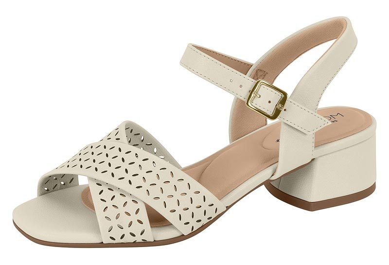 MODARE Women Casual Slip-on Heel White