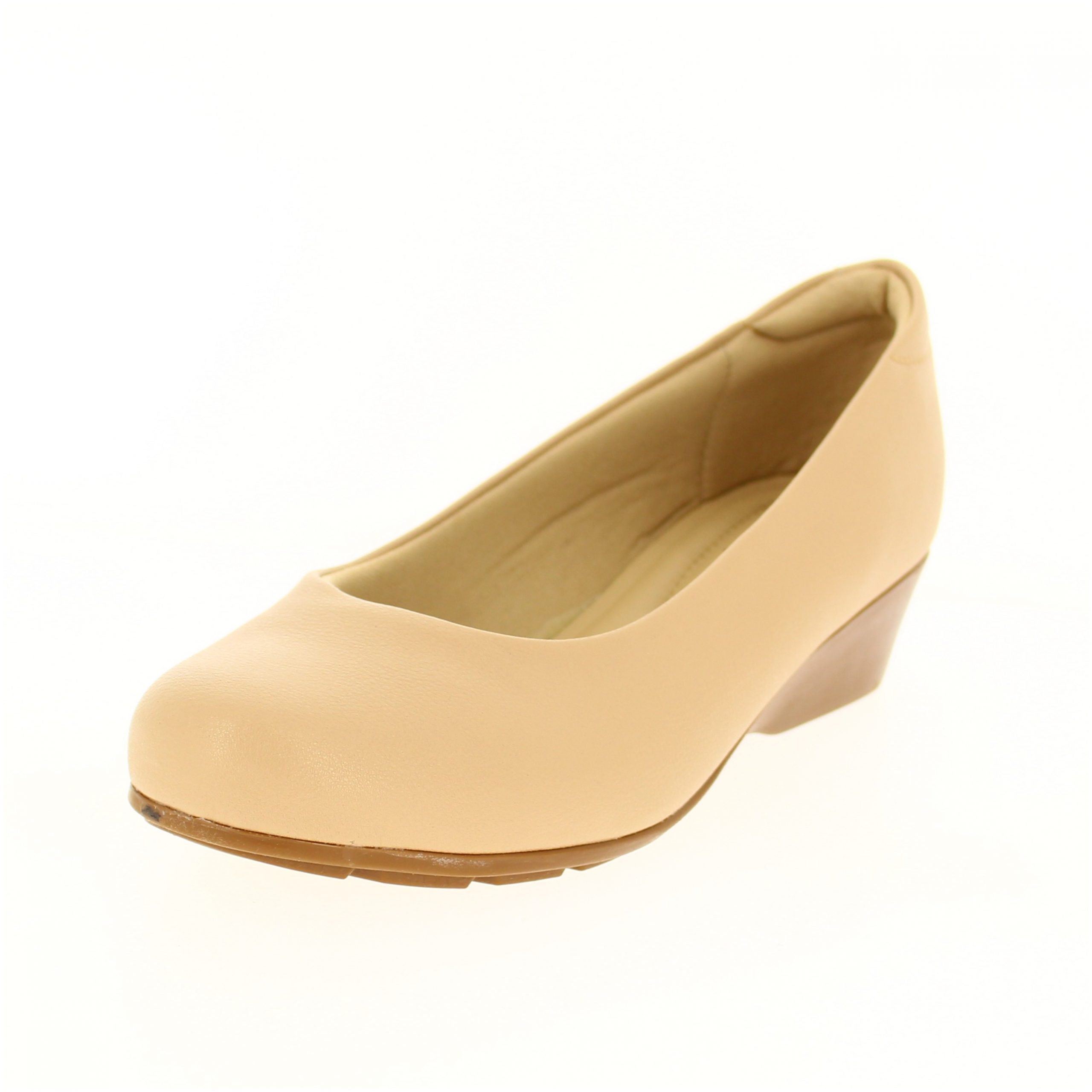 MODARE Women Casual Ballerina Shoe Beige
