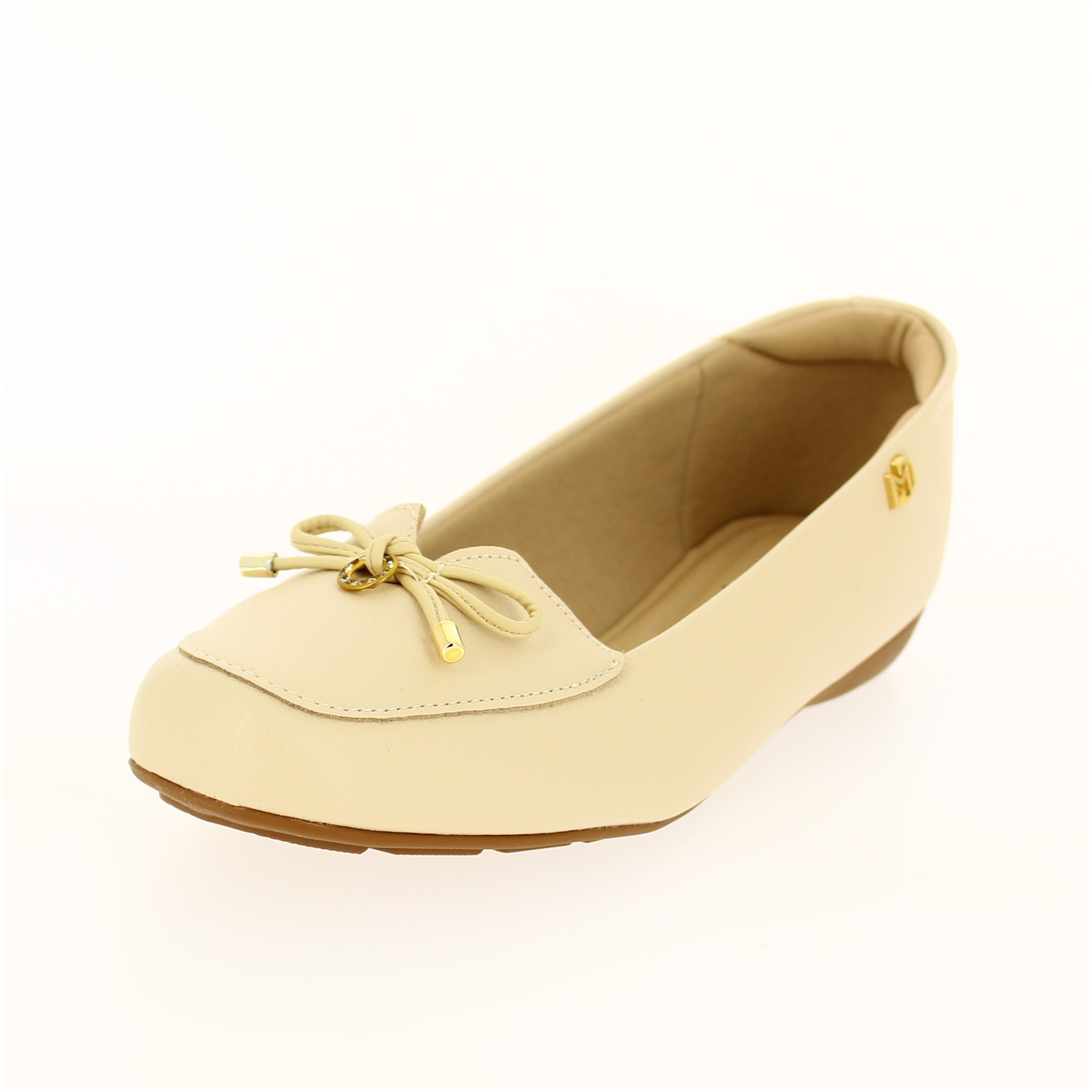 MODARE Women Casual Ballerina Shoe Cream