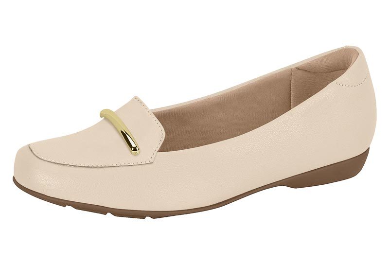 MODARE Women Casual Ballerina Shoe Cream