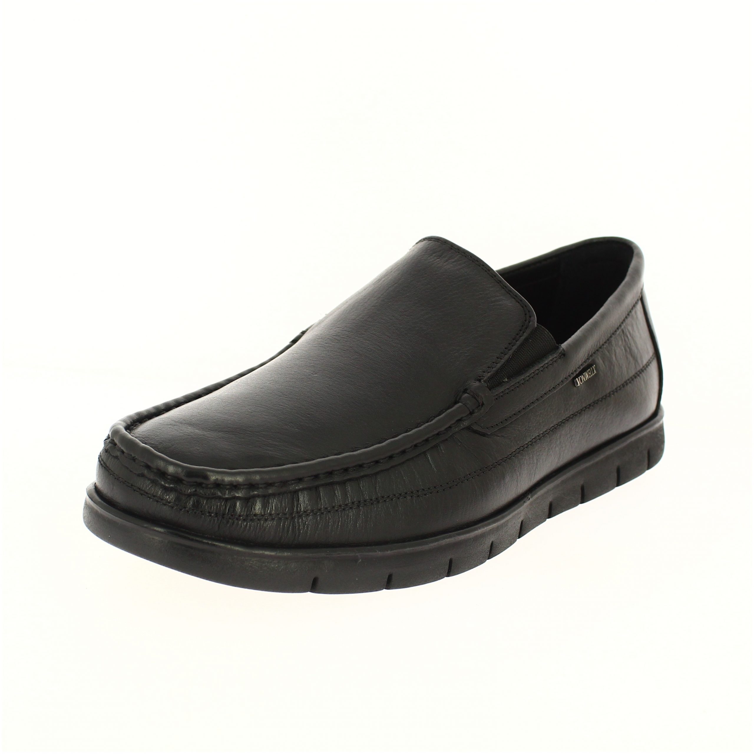 Von Wellx Men Casual Slip-On Shoes Black