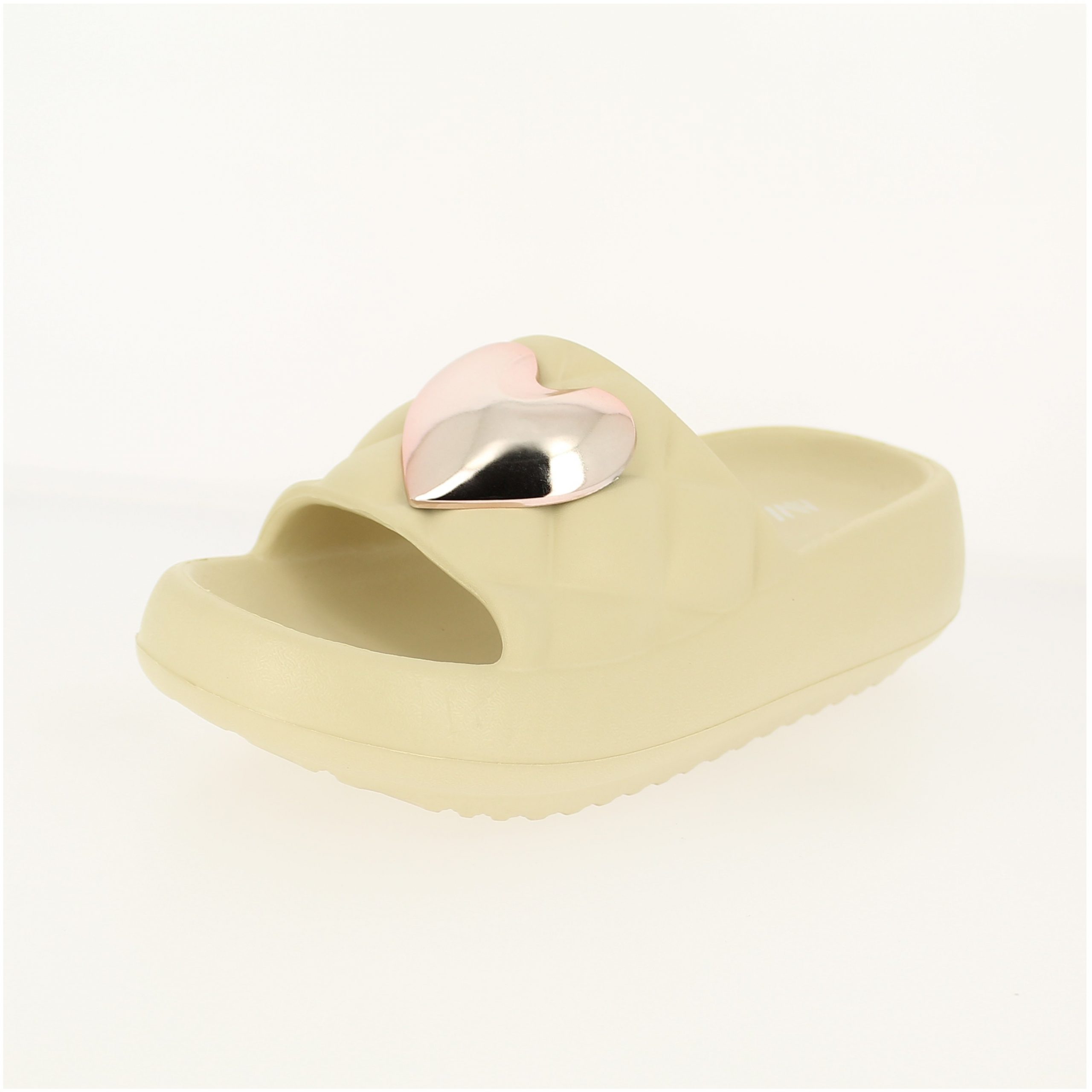 AVI Women Casual Slip-On Sliders Beige