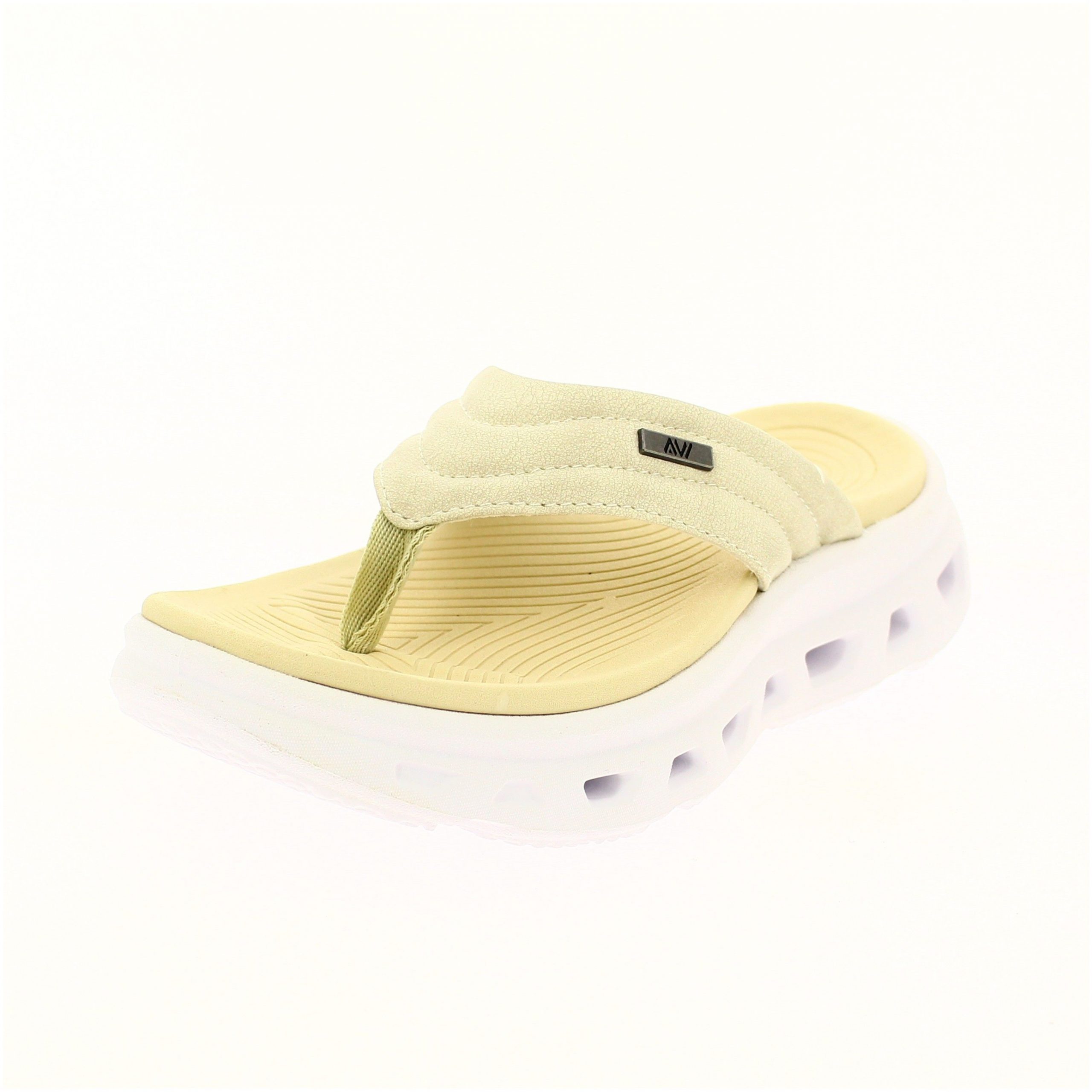 AVI Women Casual Slippers Beige