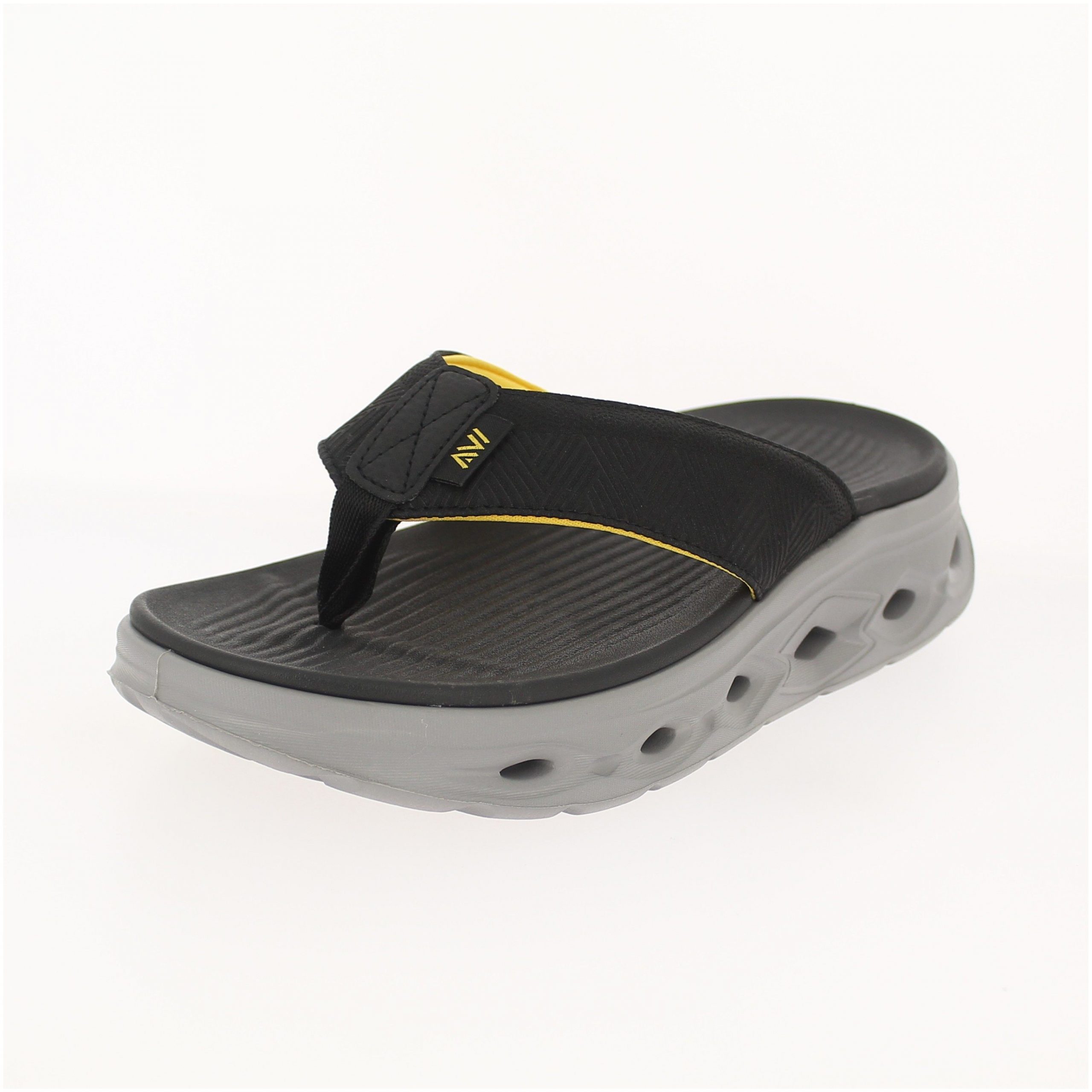 AVI Men Casual Slippers Black