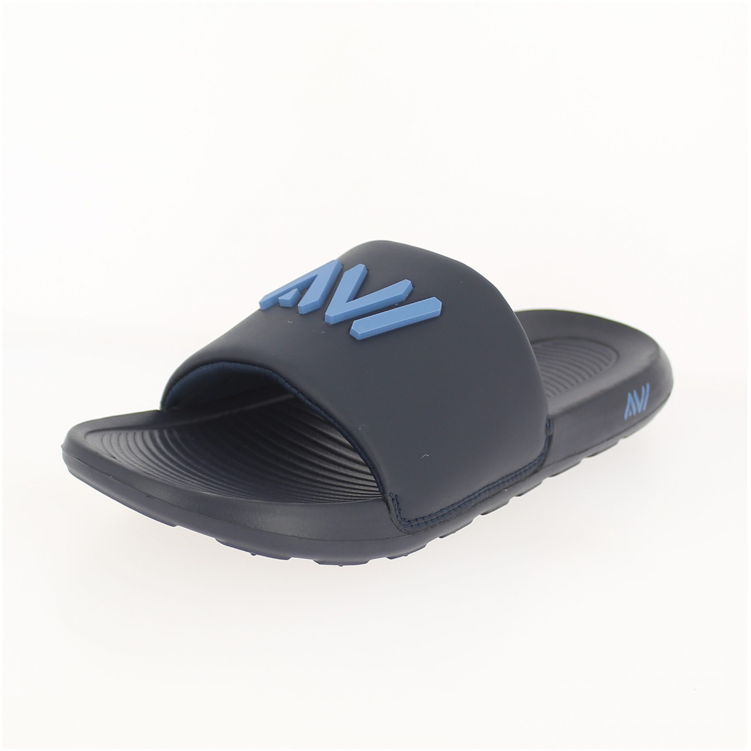 AVI Men Casual Slip-On Sliders Blue