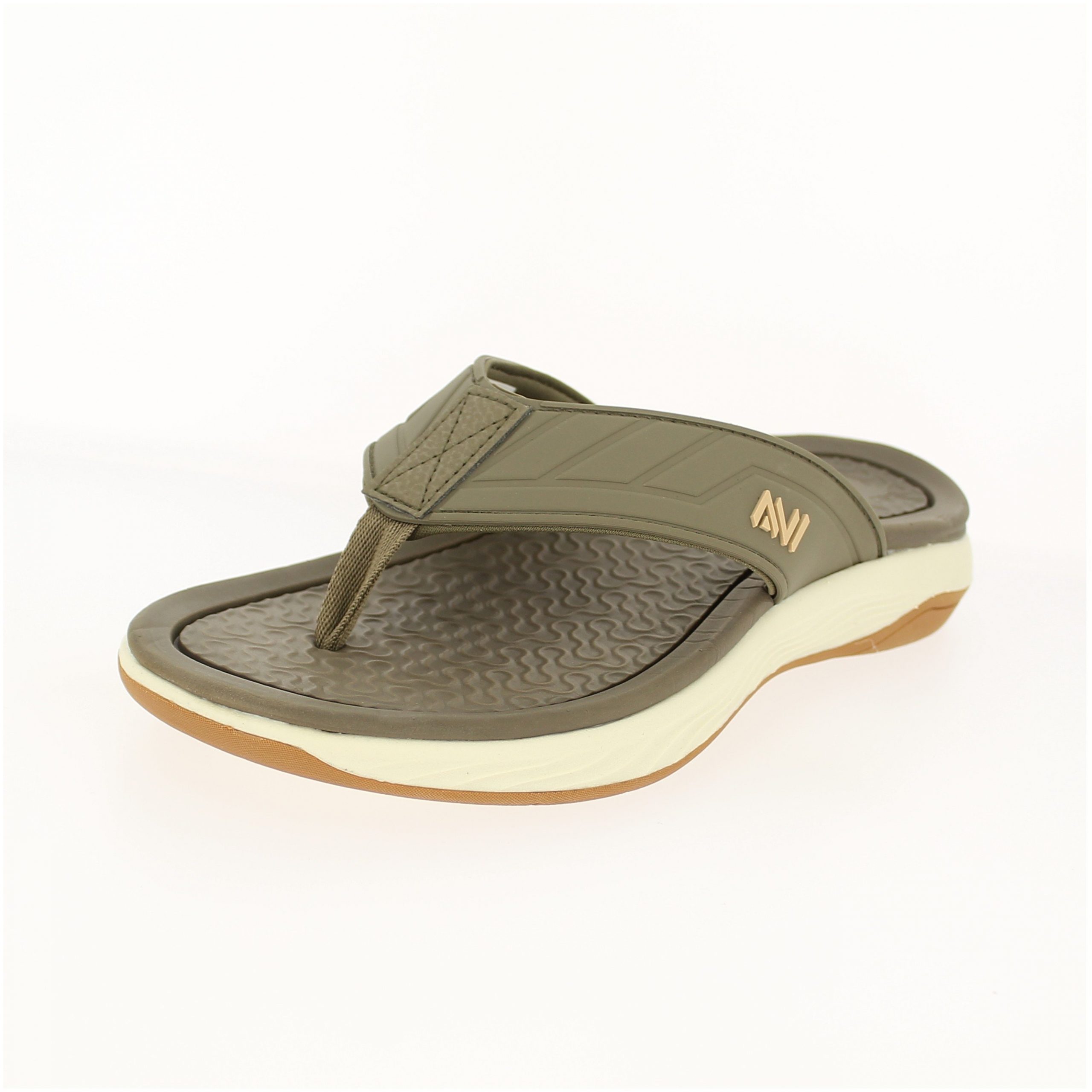 AVI Men Casual Slippers Brown