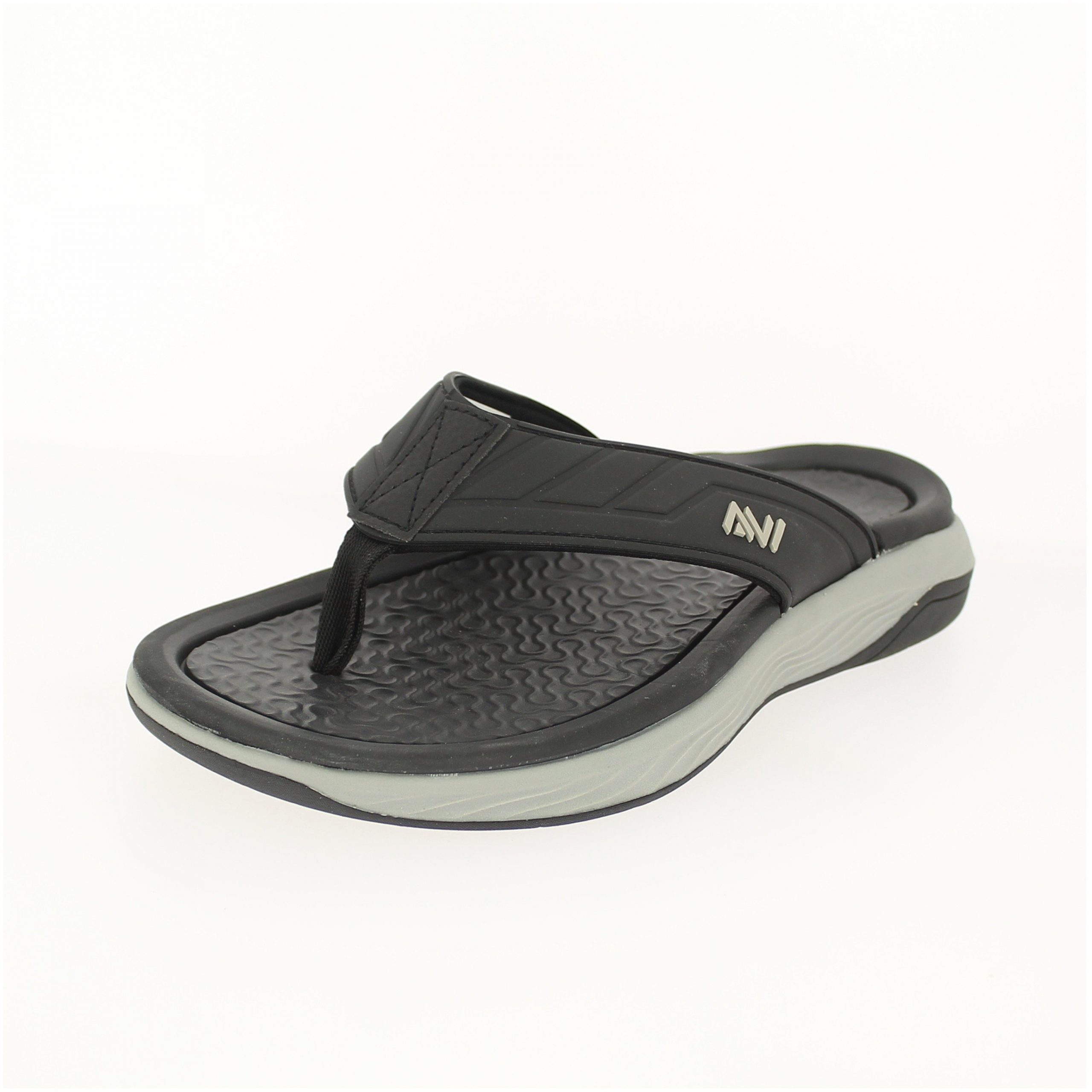 AVI Men Casual Slippers Black