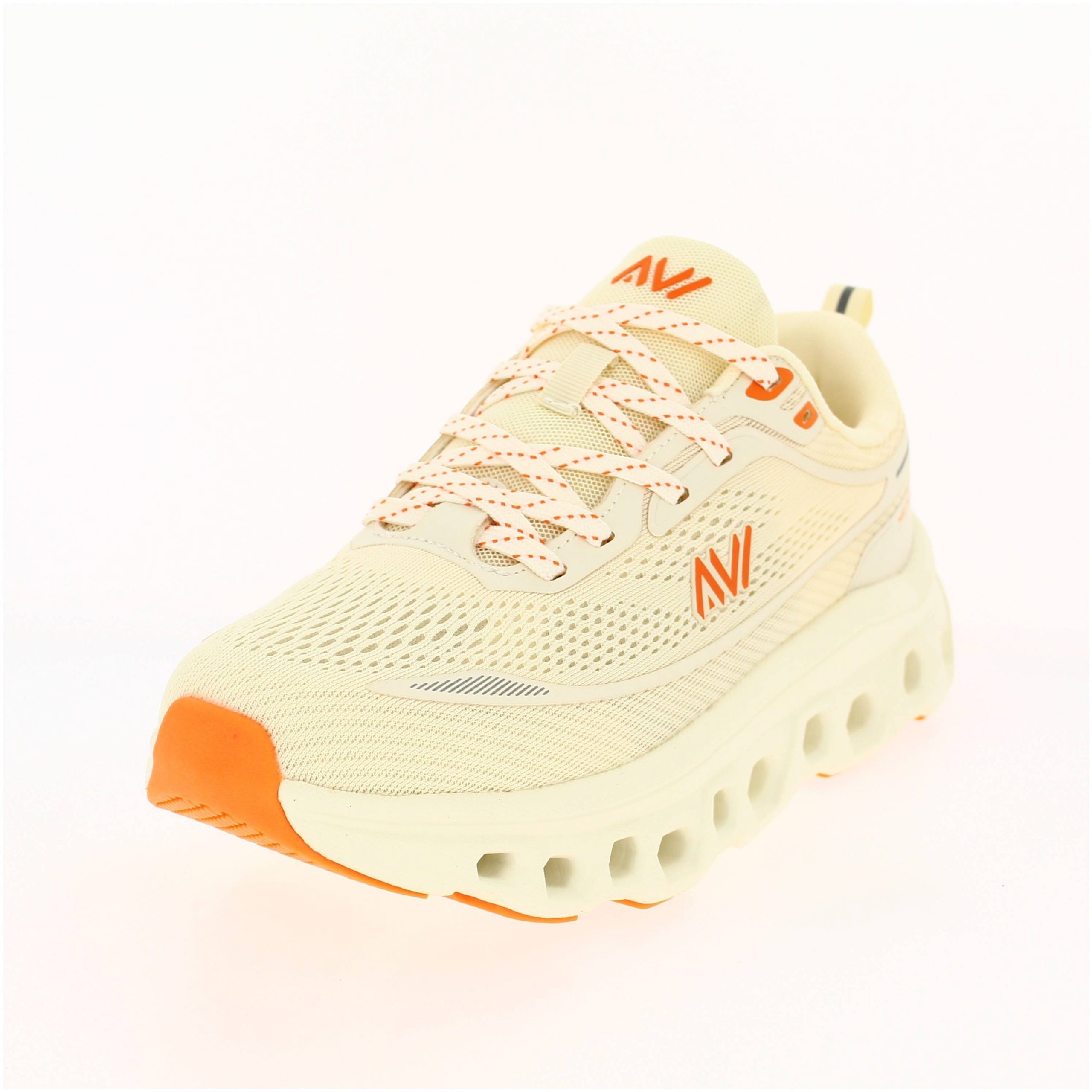 AVI Women Running Lacing Shoes Beige
