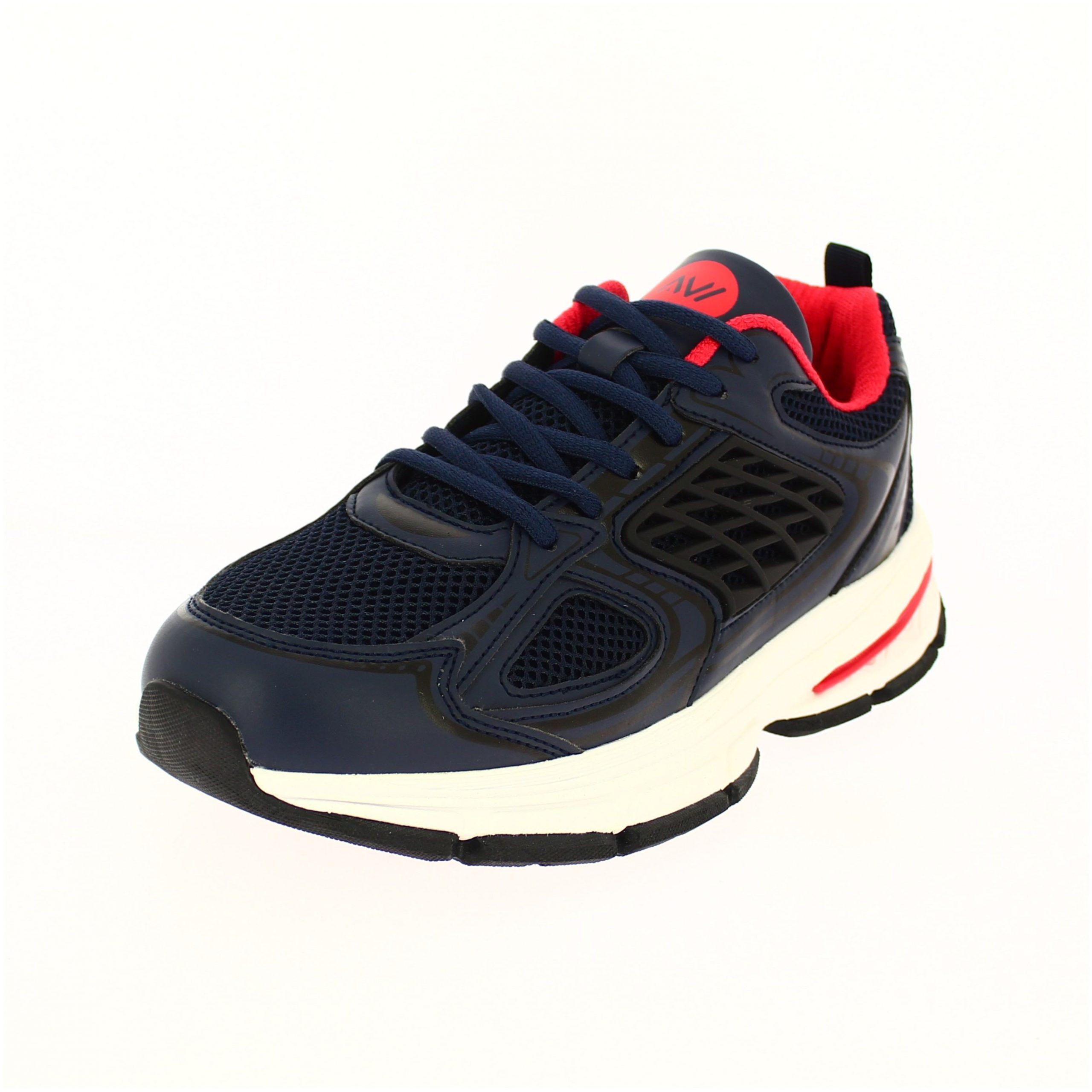 AVI Men Running Lacing Shoes Black
