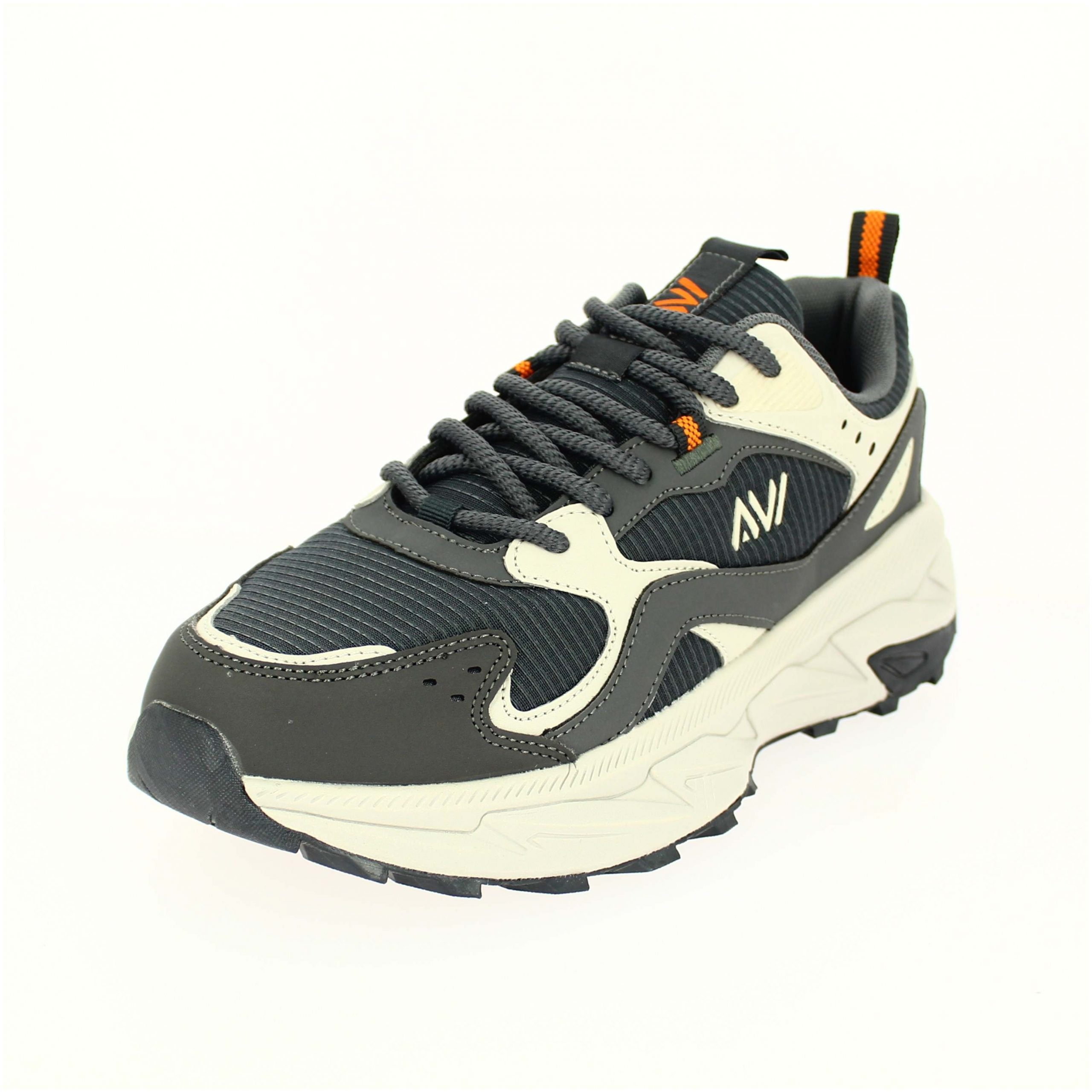 AVI Men Running Lacing Shoes Gray