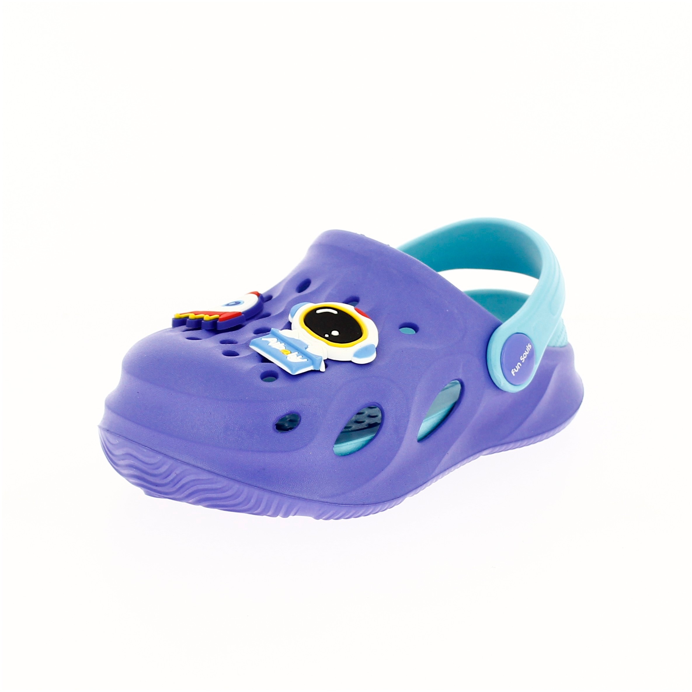 Fun Souls Boys Casual Slip-On Sandals - Blue