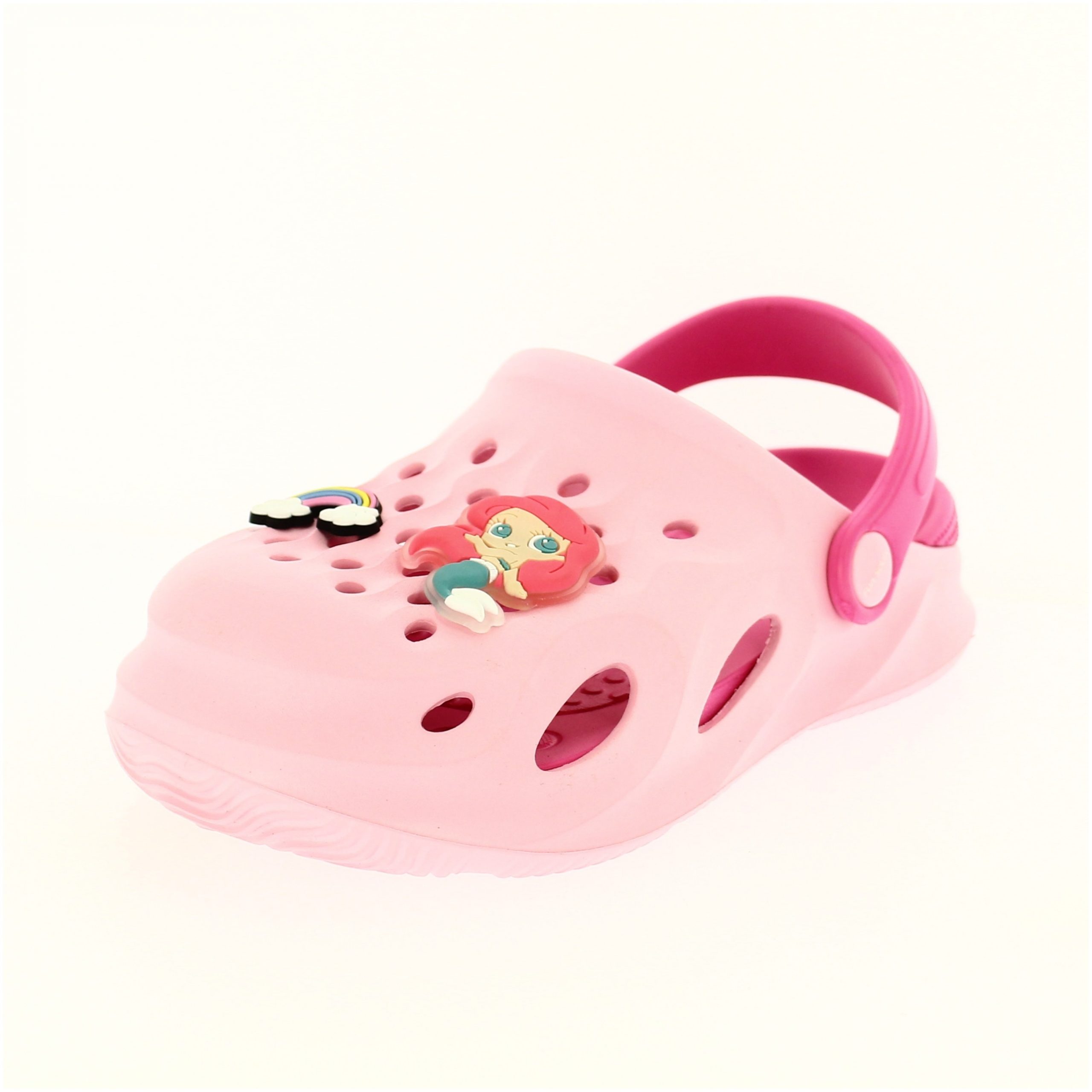 Fun Souls Girls Casual Slip-On Sandals - Light Pink