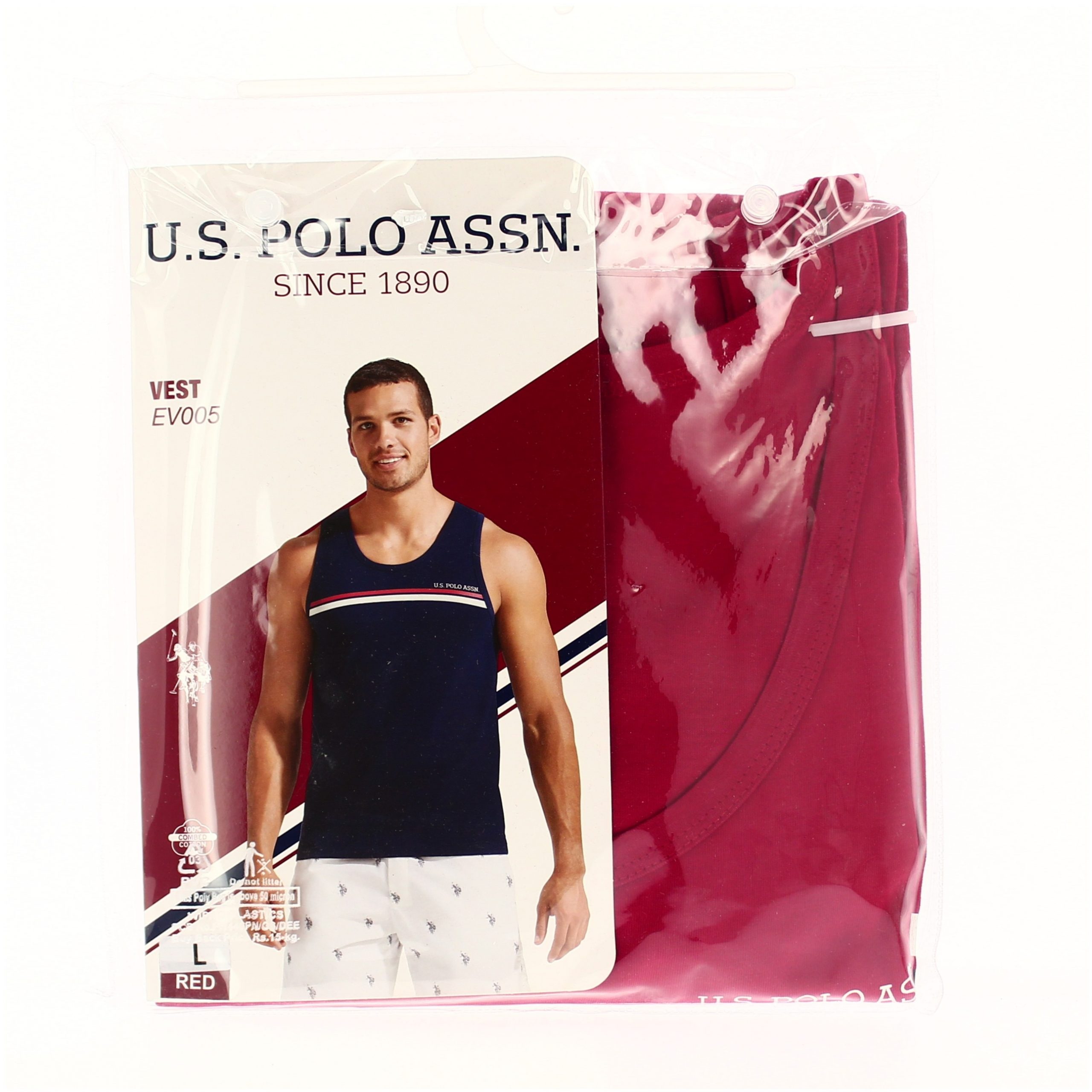 US POLO Men Casual Undergarments Red