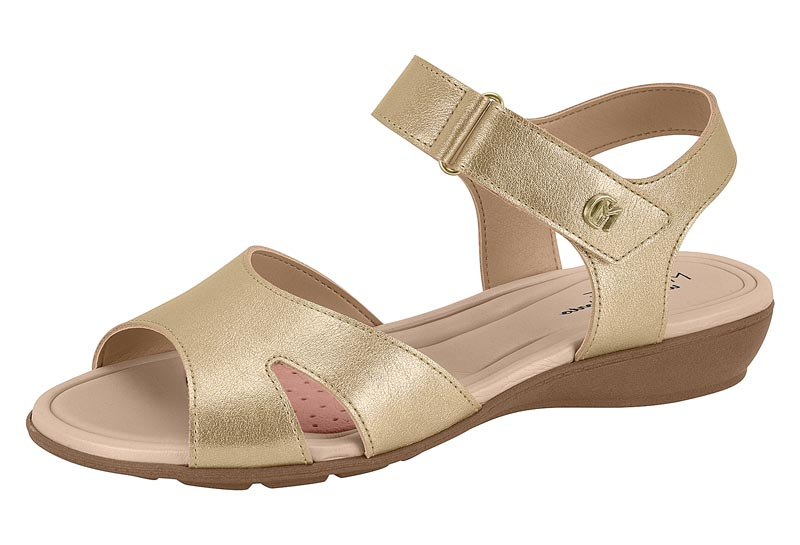 MODARE Women Casual Slip-On Sandals Golden