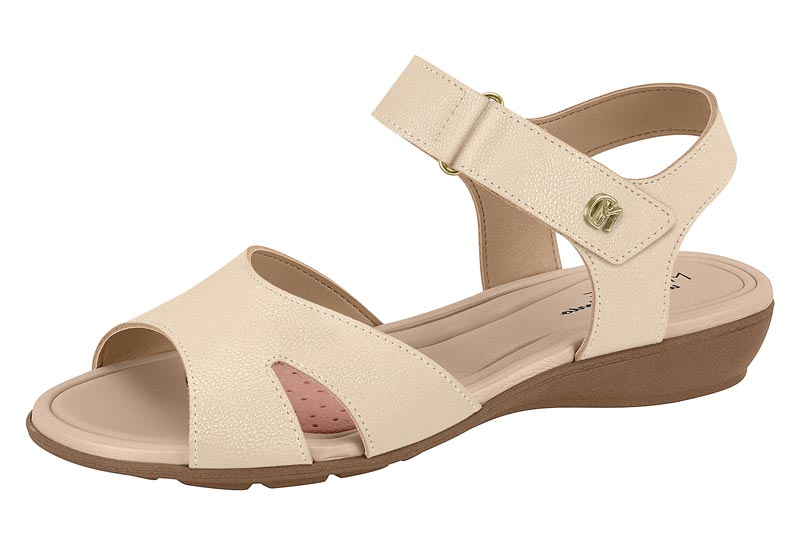 MODARE Women Casual Slip-On Sandals Cream