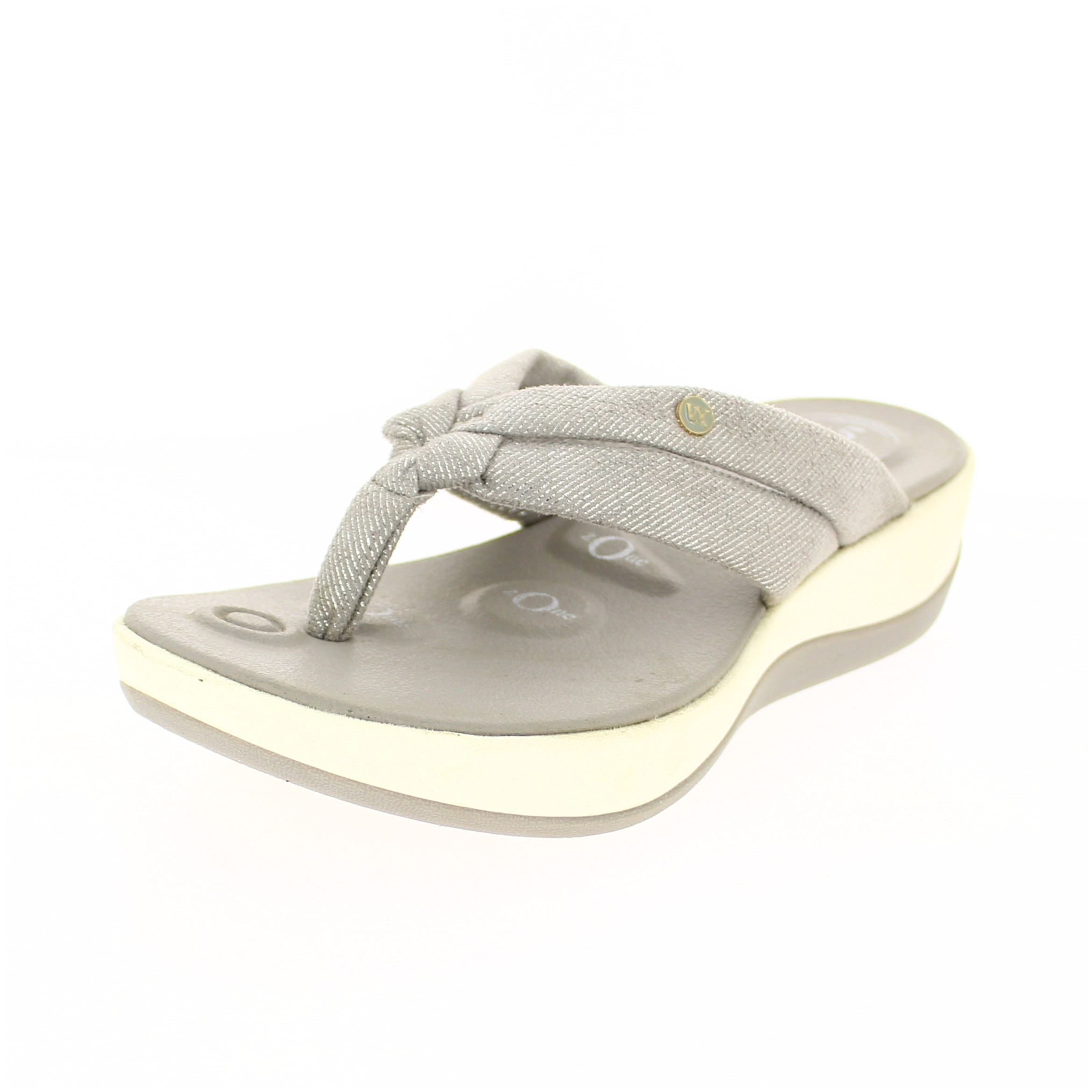 Von Wellx Women Casual T-Strap Slippers Black