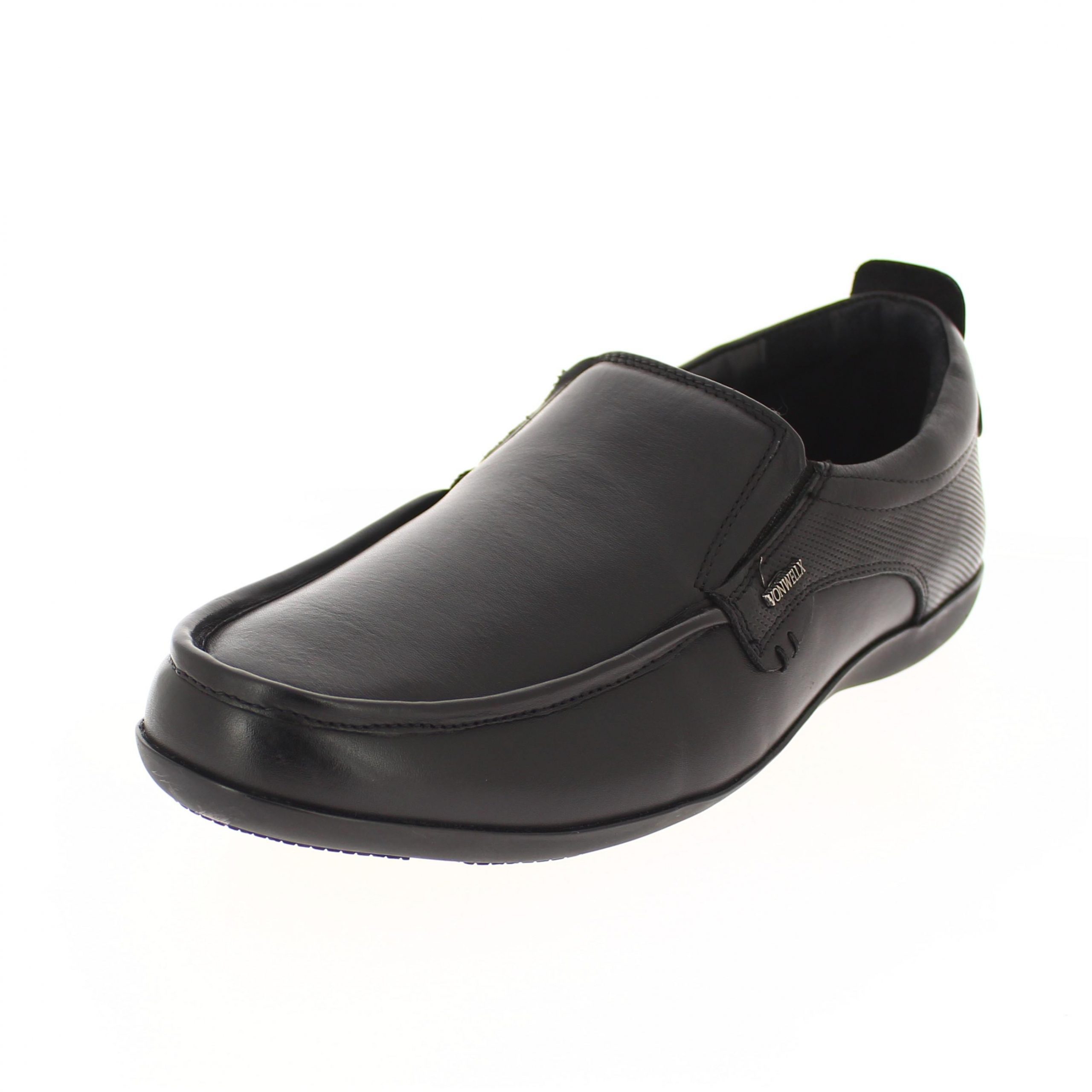Von Wellx Men Casual Slip-On Shoes Black