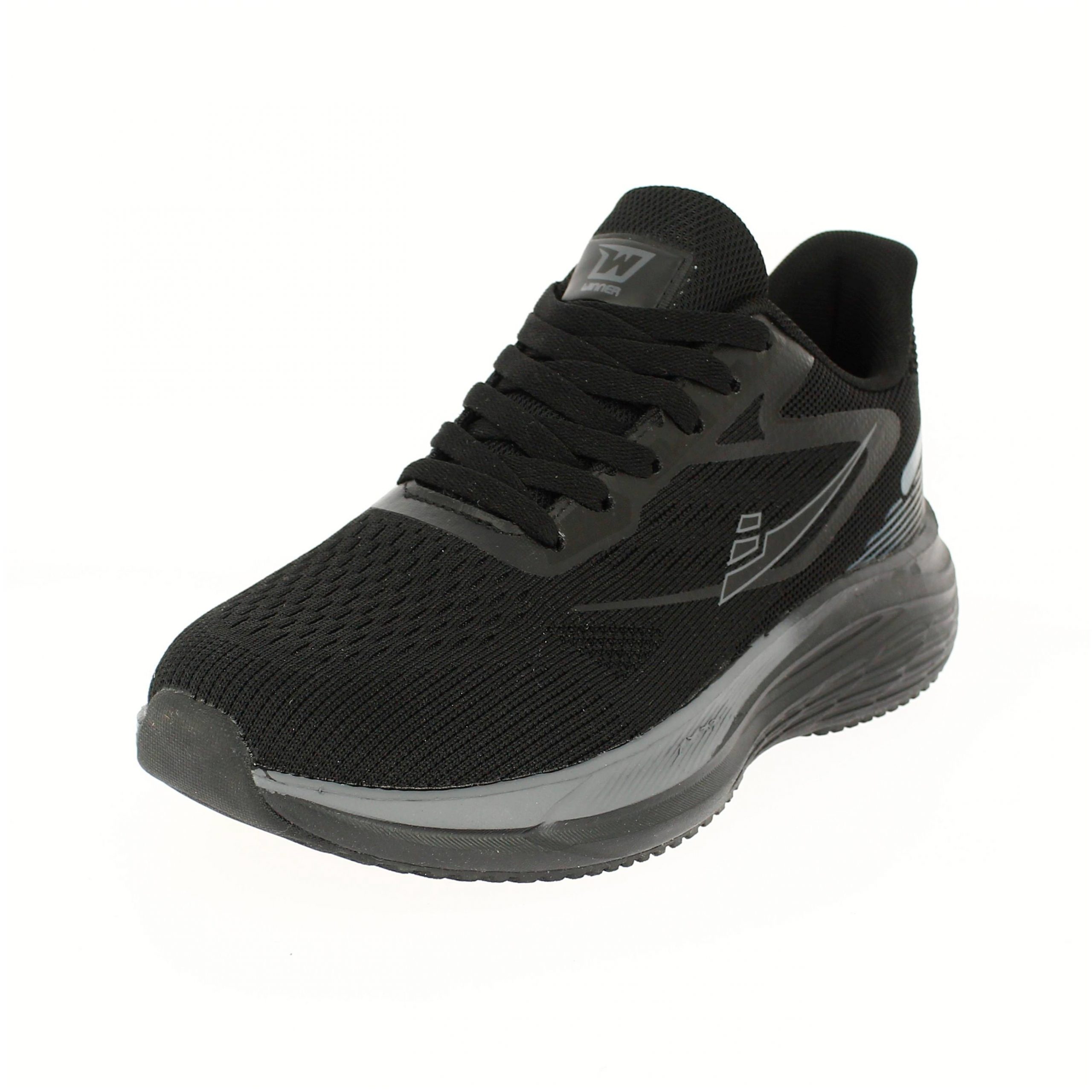 WINNER Men Casual Lacing Shoes - Black