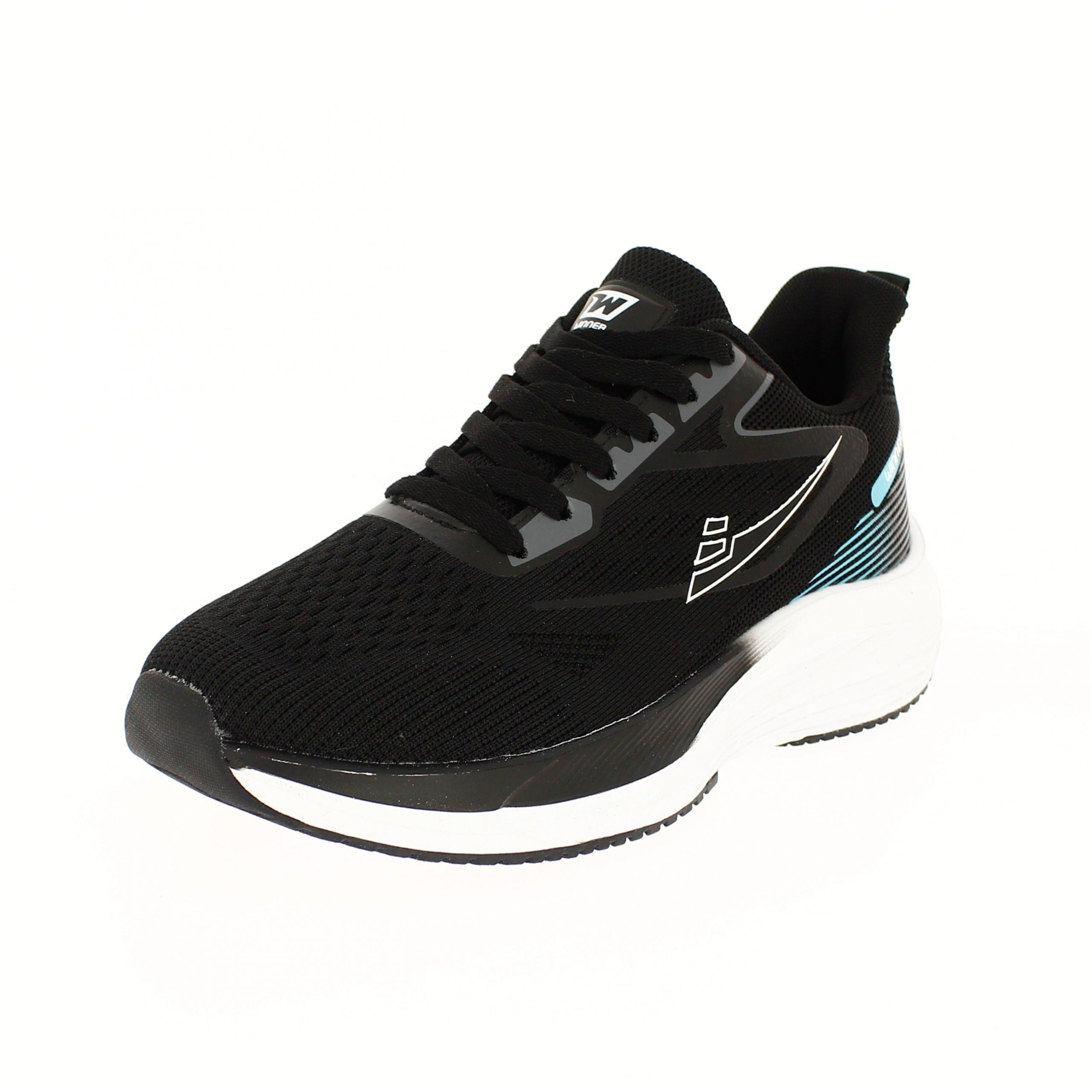 WINNER Men Casual Lacing Shoes - Black