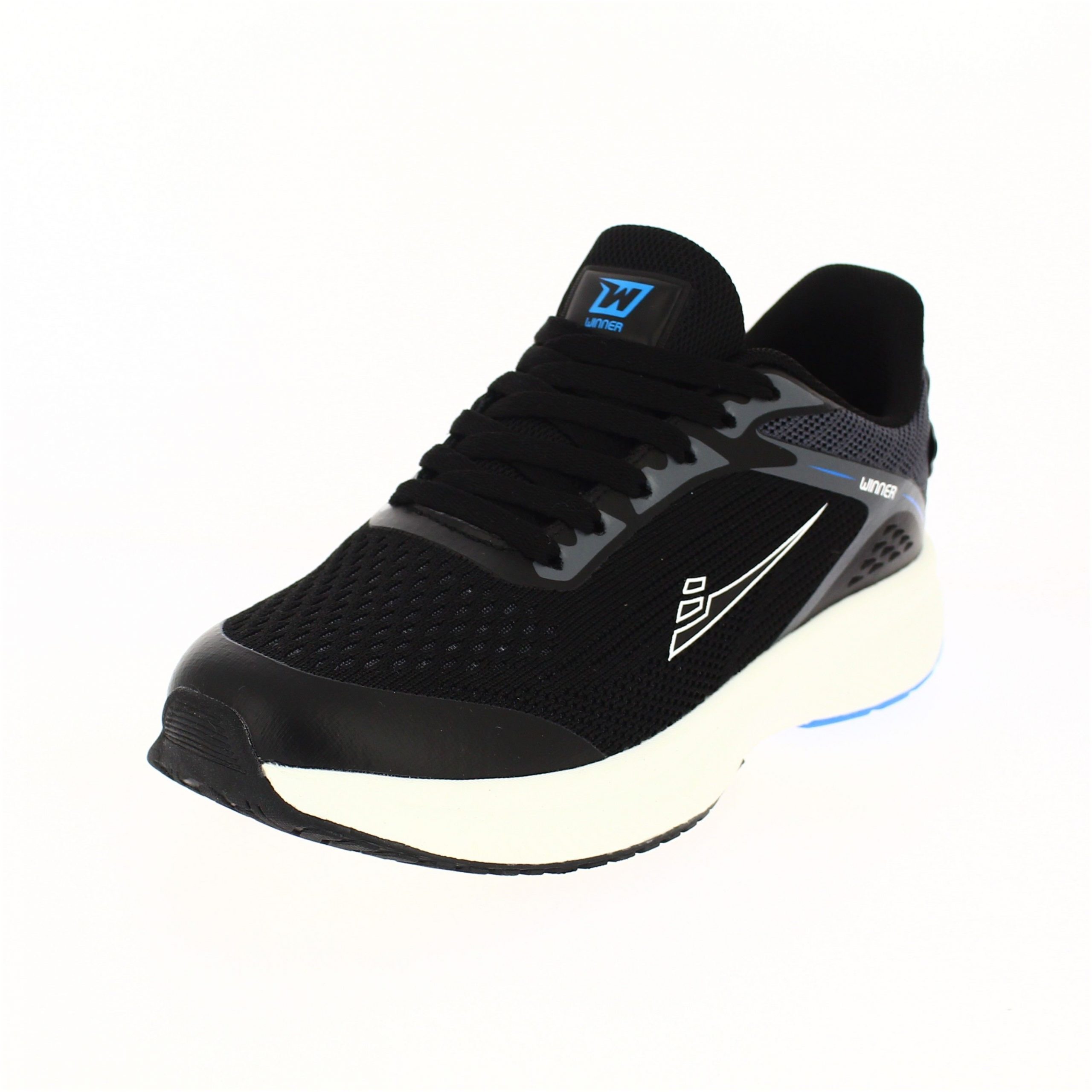 WINNER Men Casual Lacing Shoes - Black